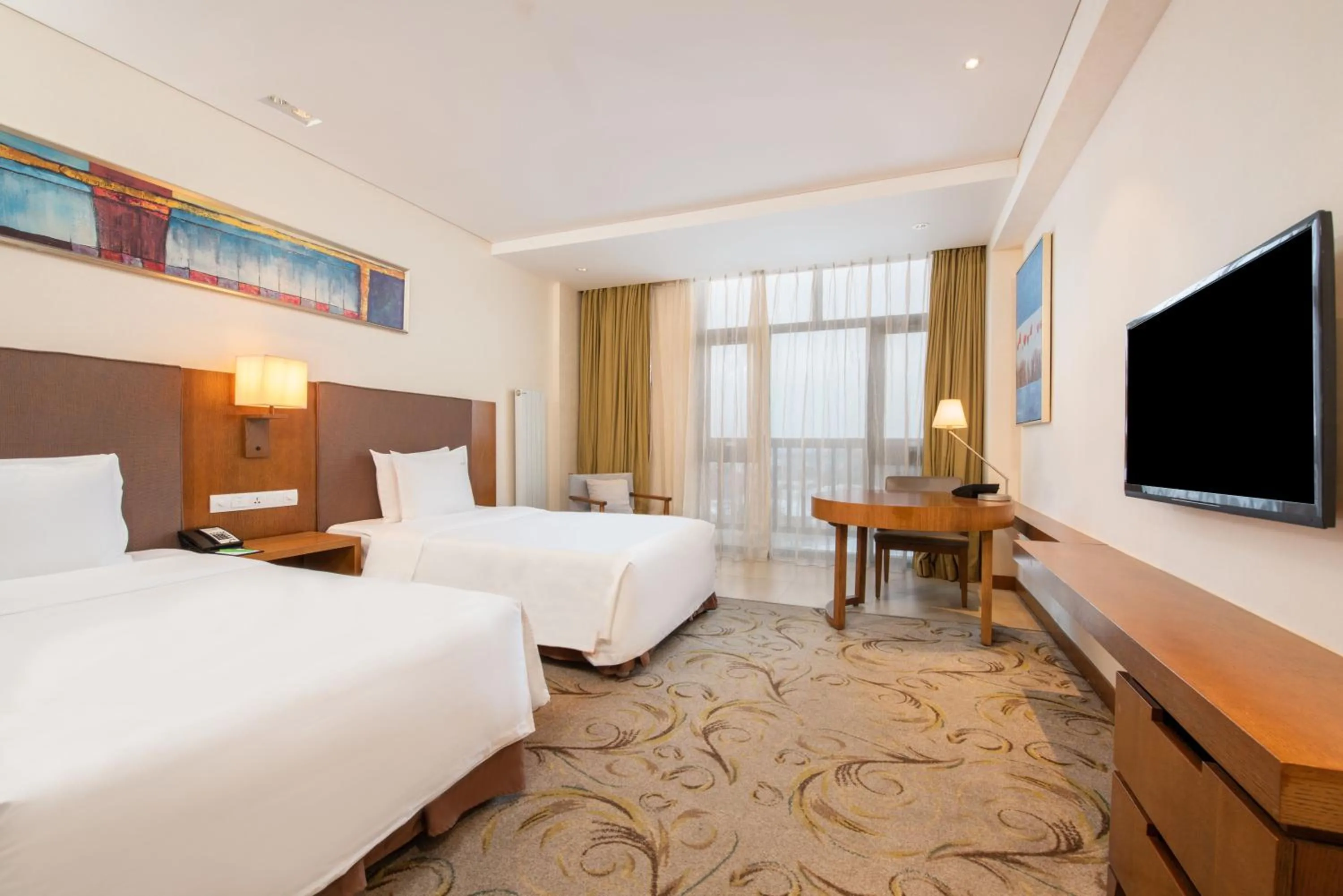 Bed in Wanda Jin Resort Changbaishan