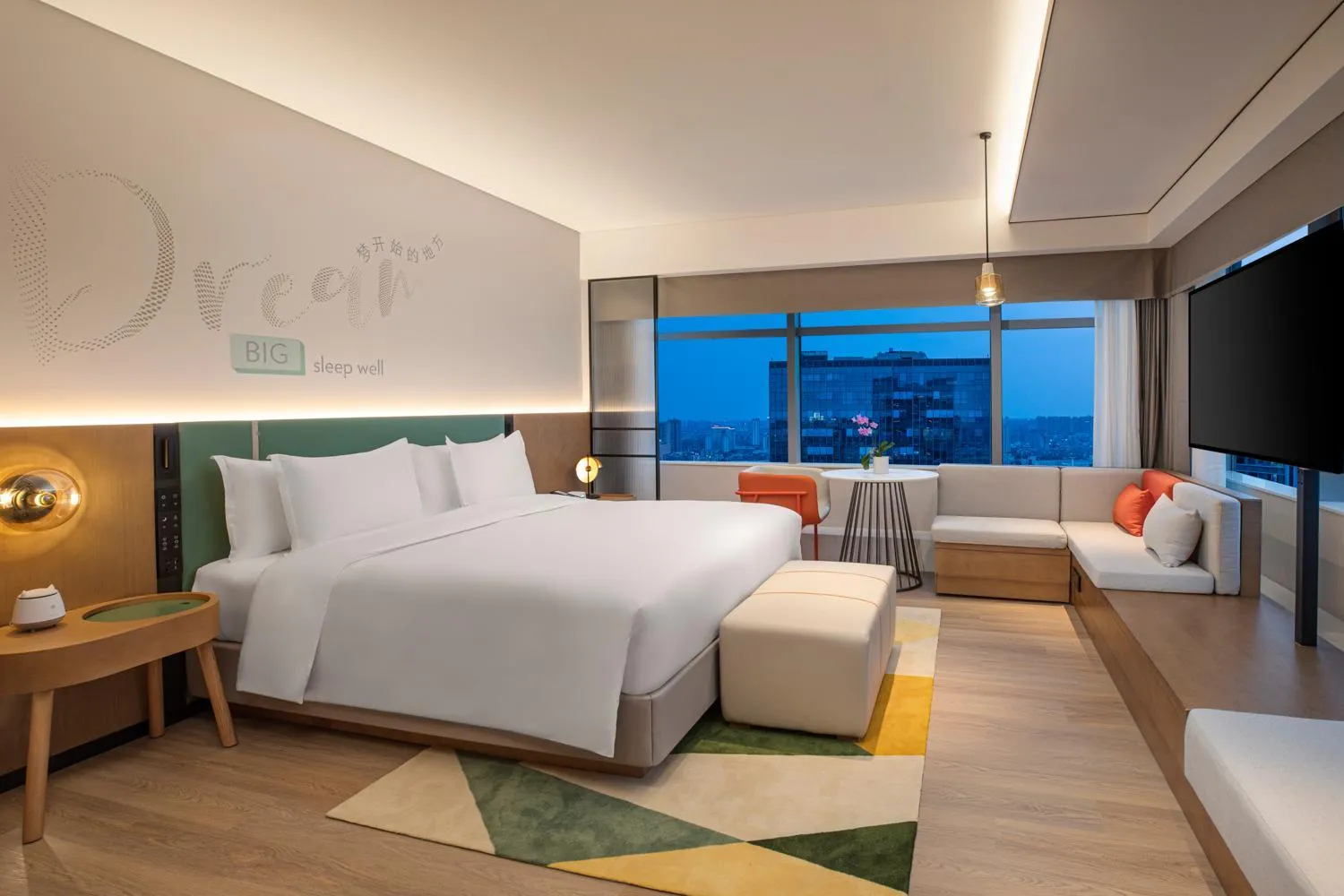 Bedroom, Bed in EVEN Hotel Chengdu Jinniu by IHG