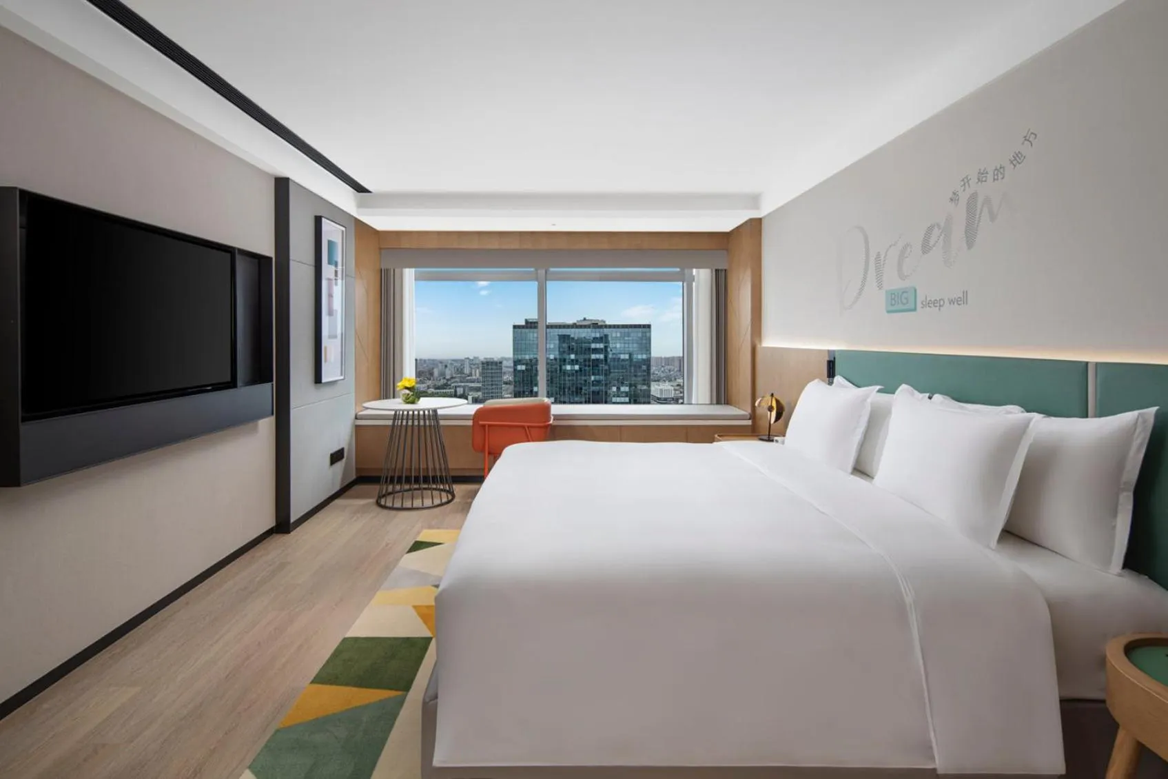 Photo of the whole room, Bed in EVEN Hotel Chengdu Jinniu by IHG