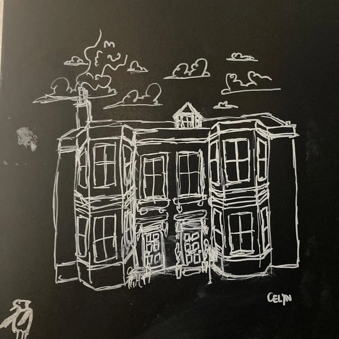 Decorative detail in Argyle Backpackers