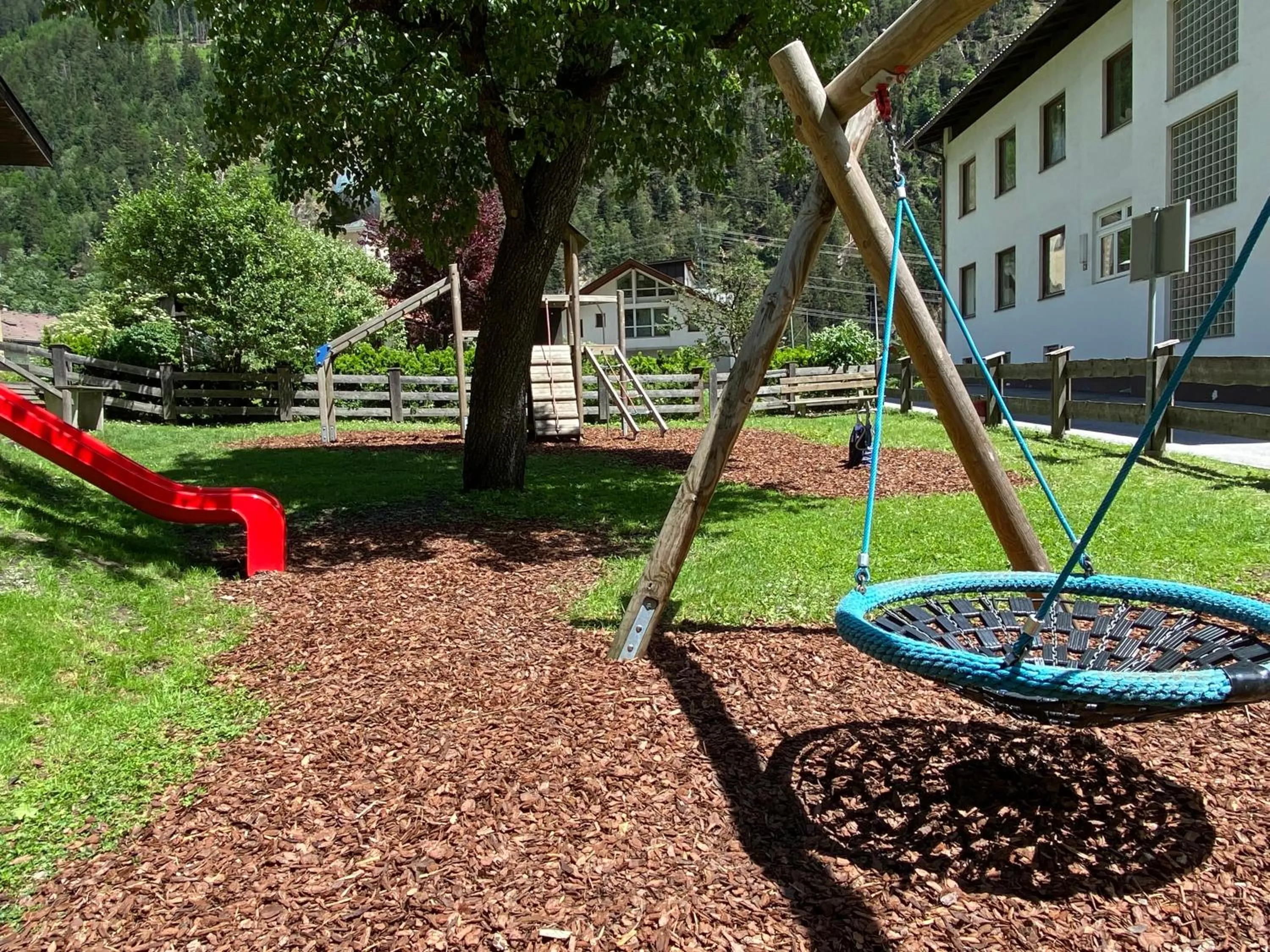 Children play ground in Gasthaus Post