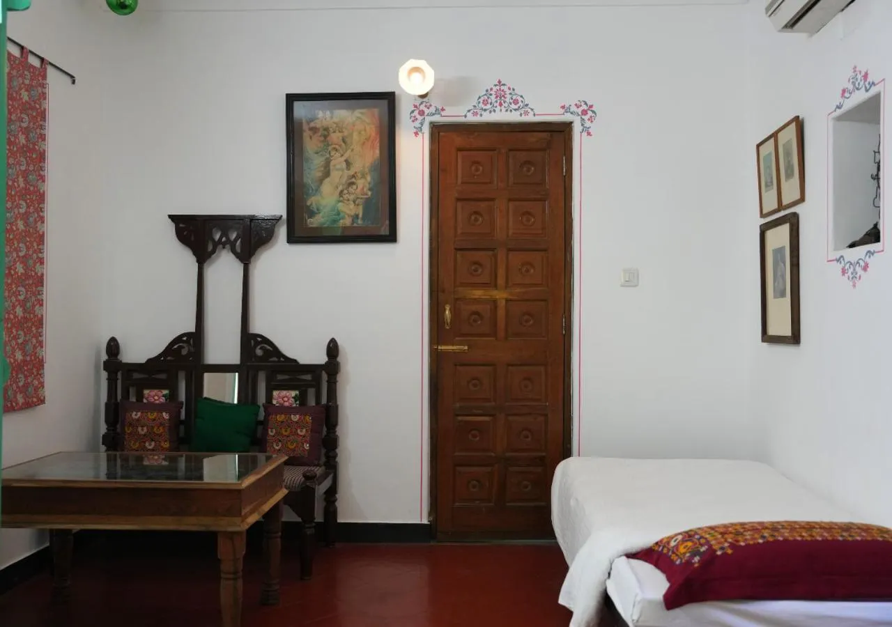 Bed in Little Garden Guest House