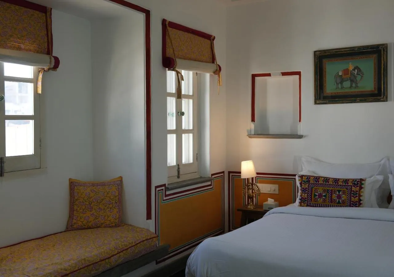 Bed in Little Garden Guest House