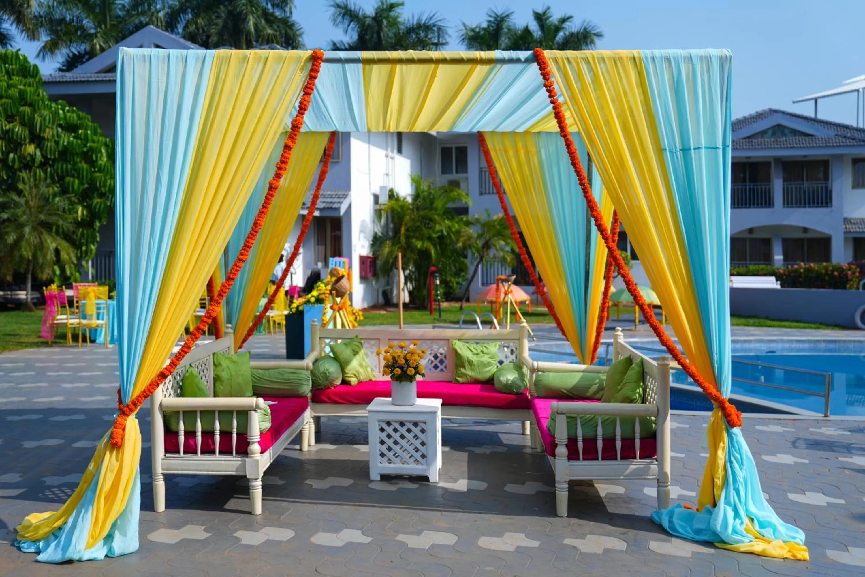 Decorative detail in Regenta Baywatch Resort, Goa