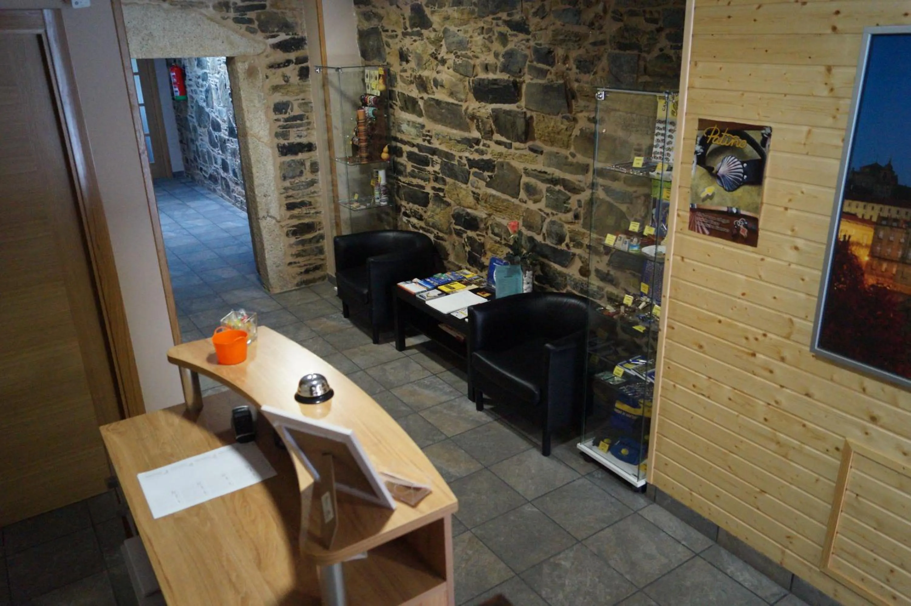 Decorative detail in Albergue San Anton