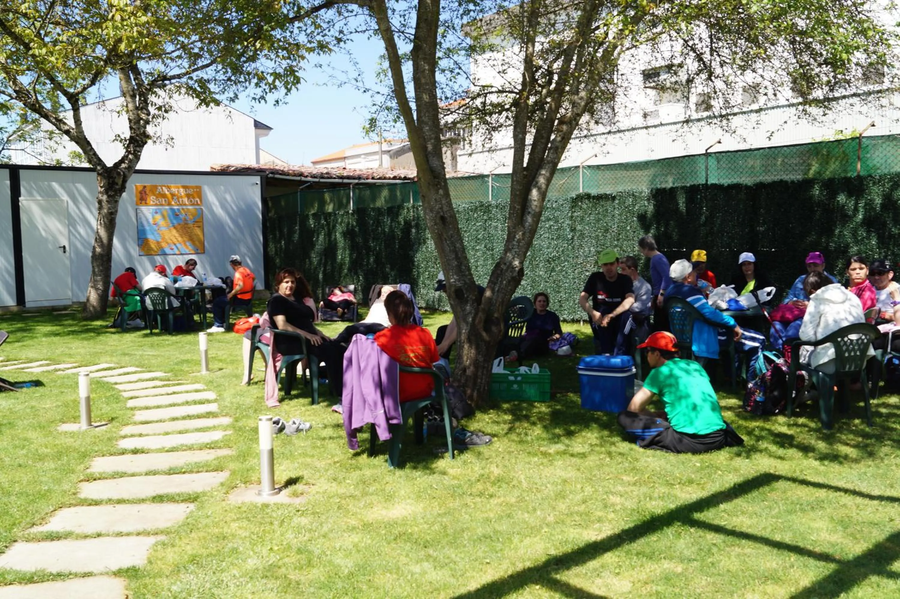 Garden in Albergue San Anton