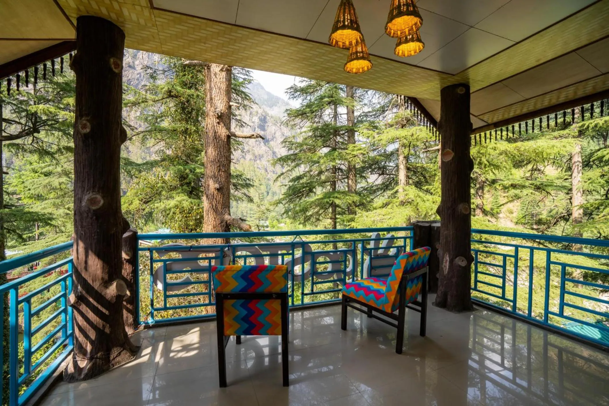 View (from property/room) in goSTOPS Kasol