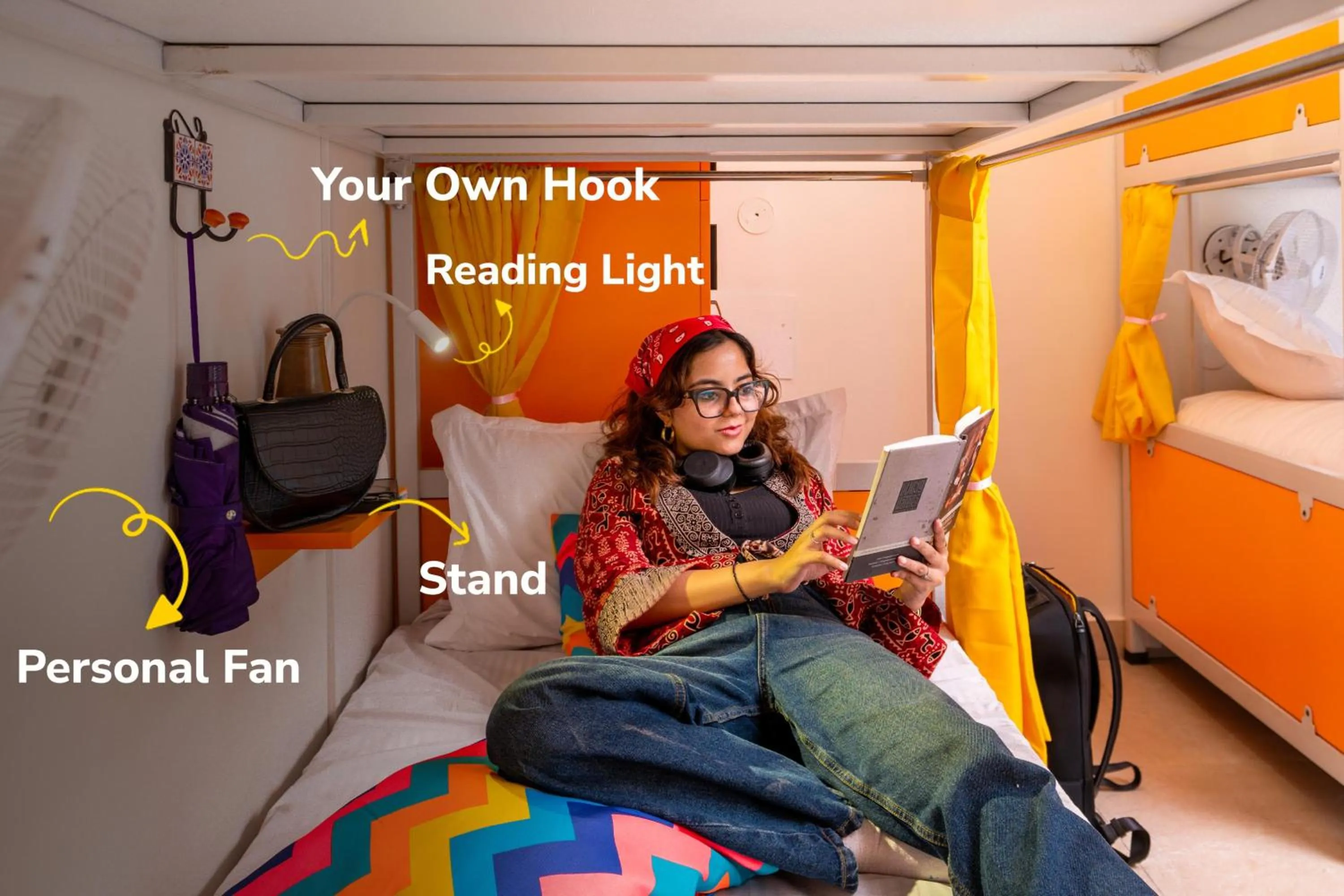 Bed in goSTOPS Kasol