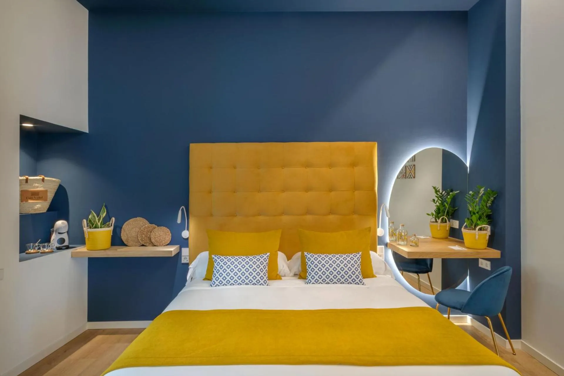 Bed in Can Vidal Boutique Rooms