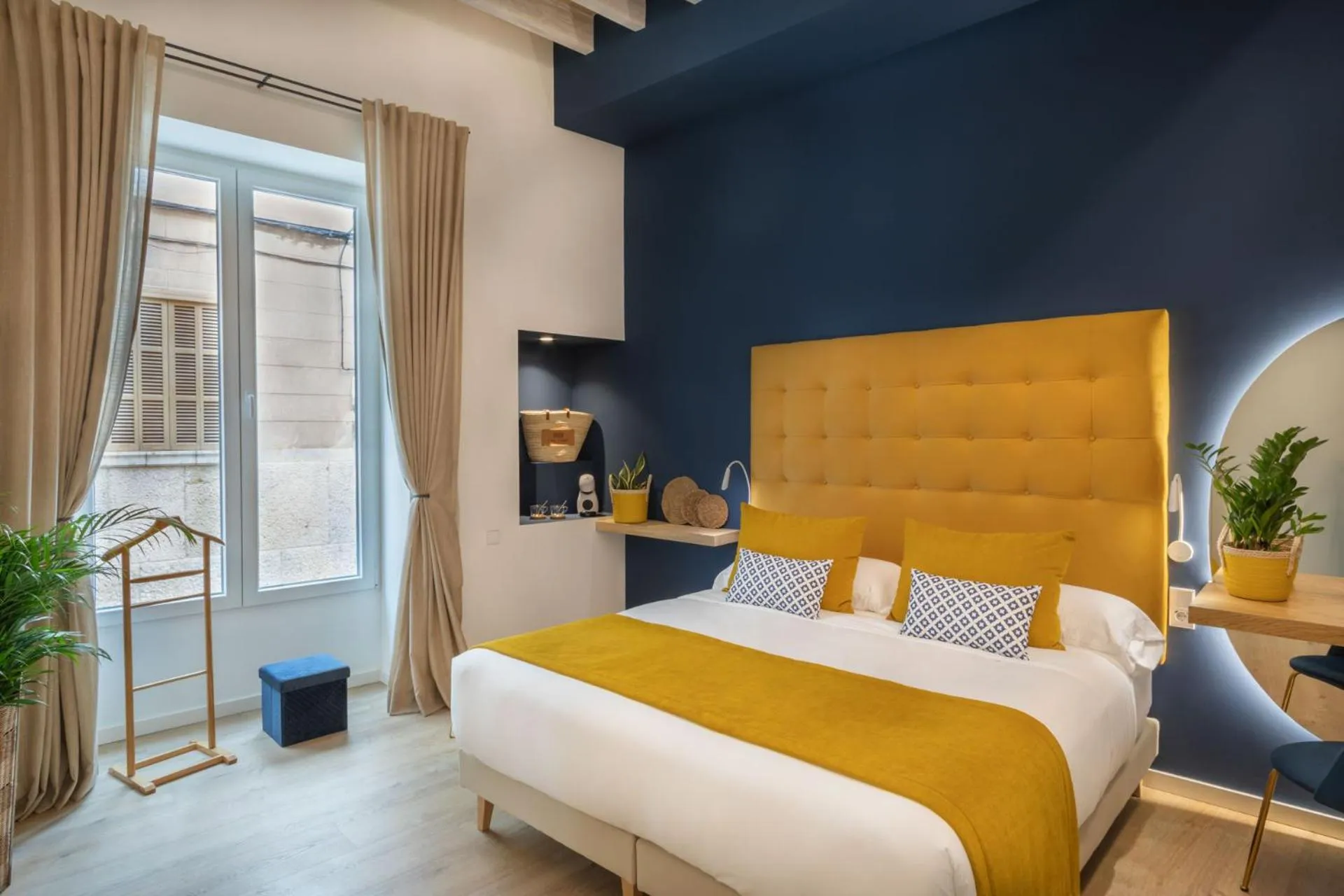 Bed in Can Vidal Boutique Rooms