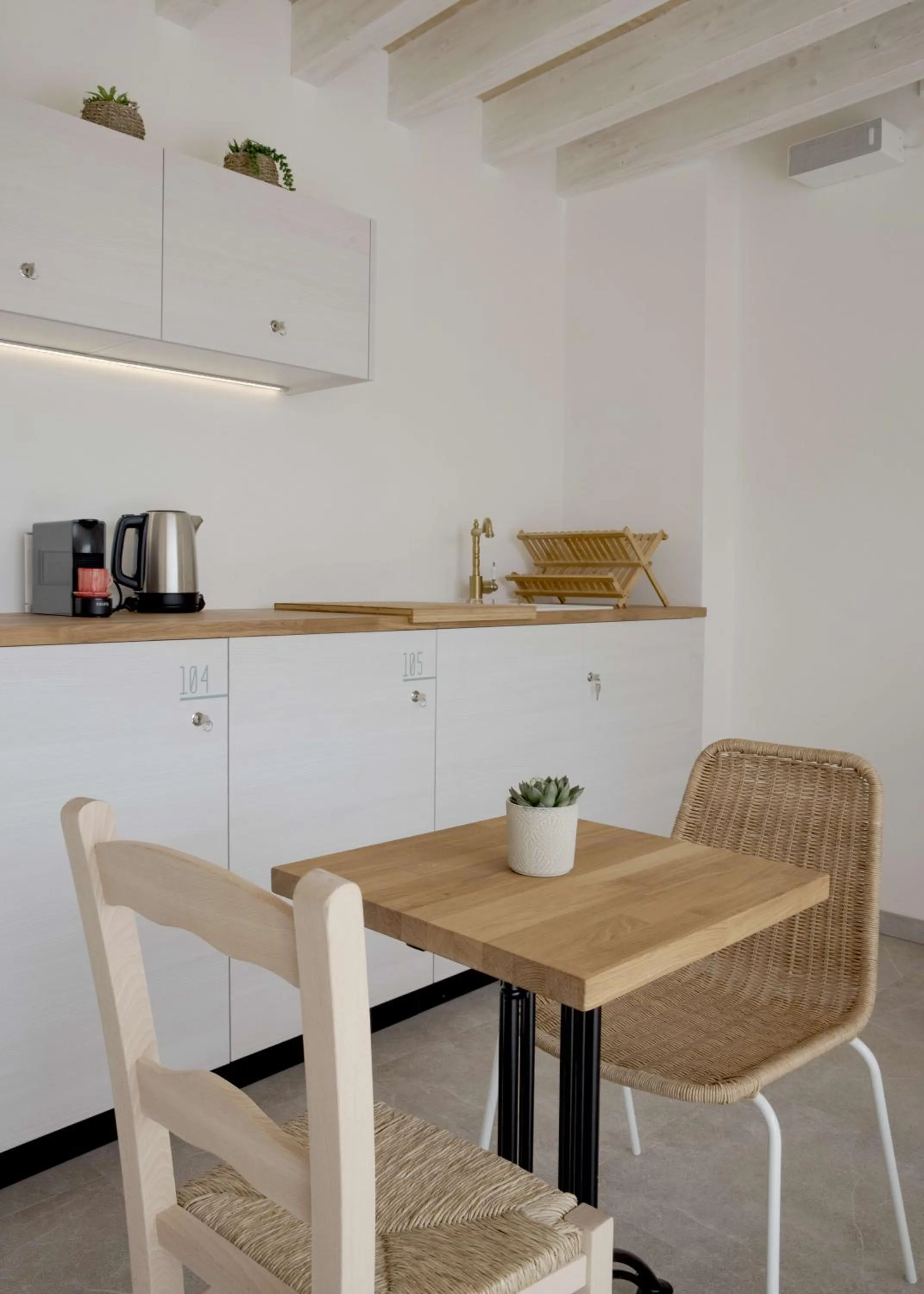 Kitchen or kitchenette in Can Vidal Boutique Rooms