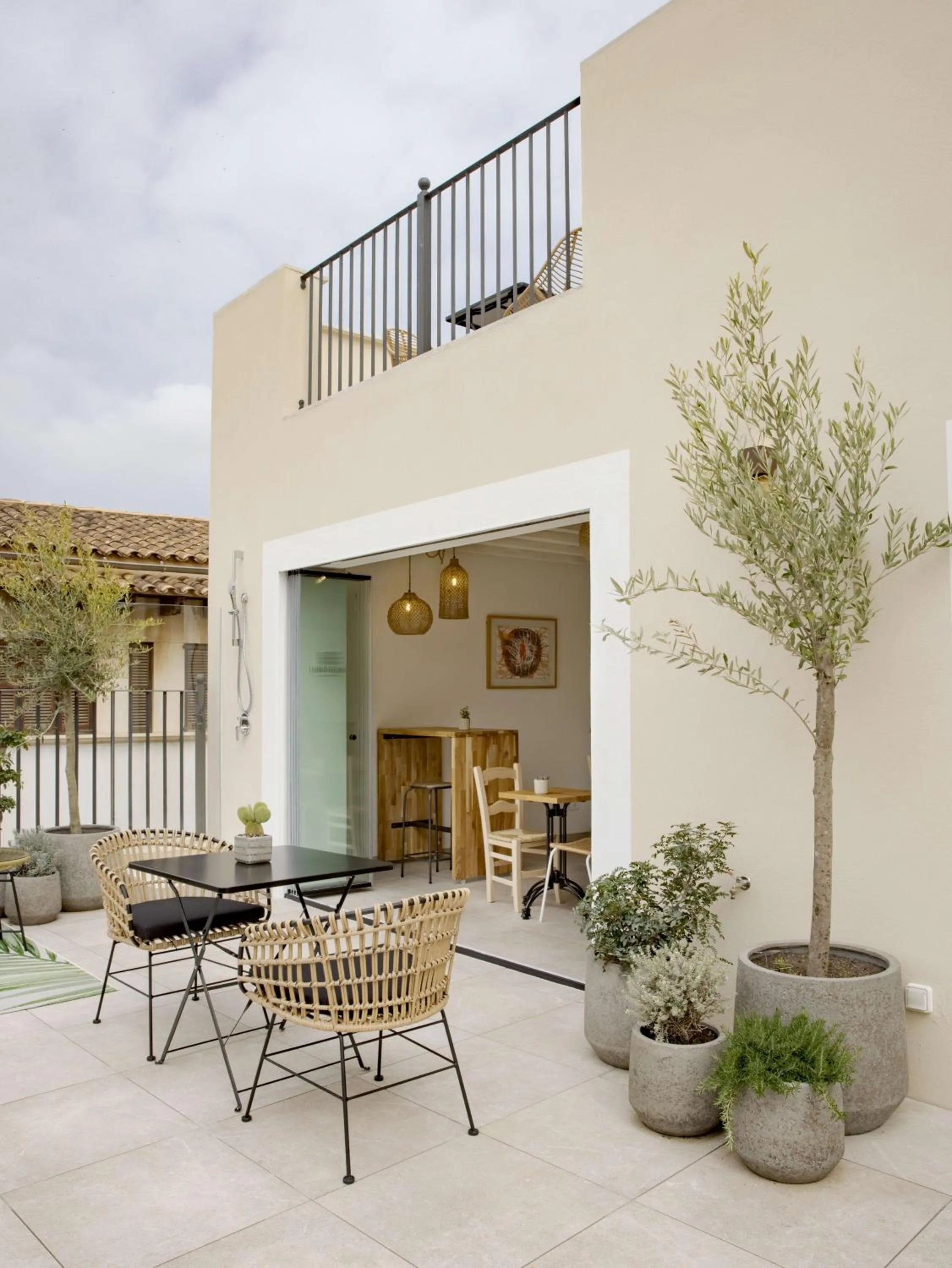 Patio in Can Vidal Boutique Rooms