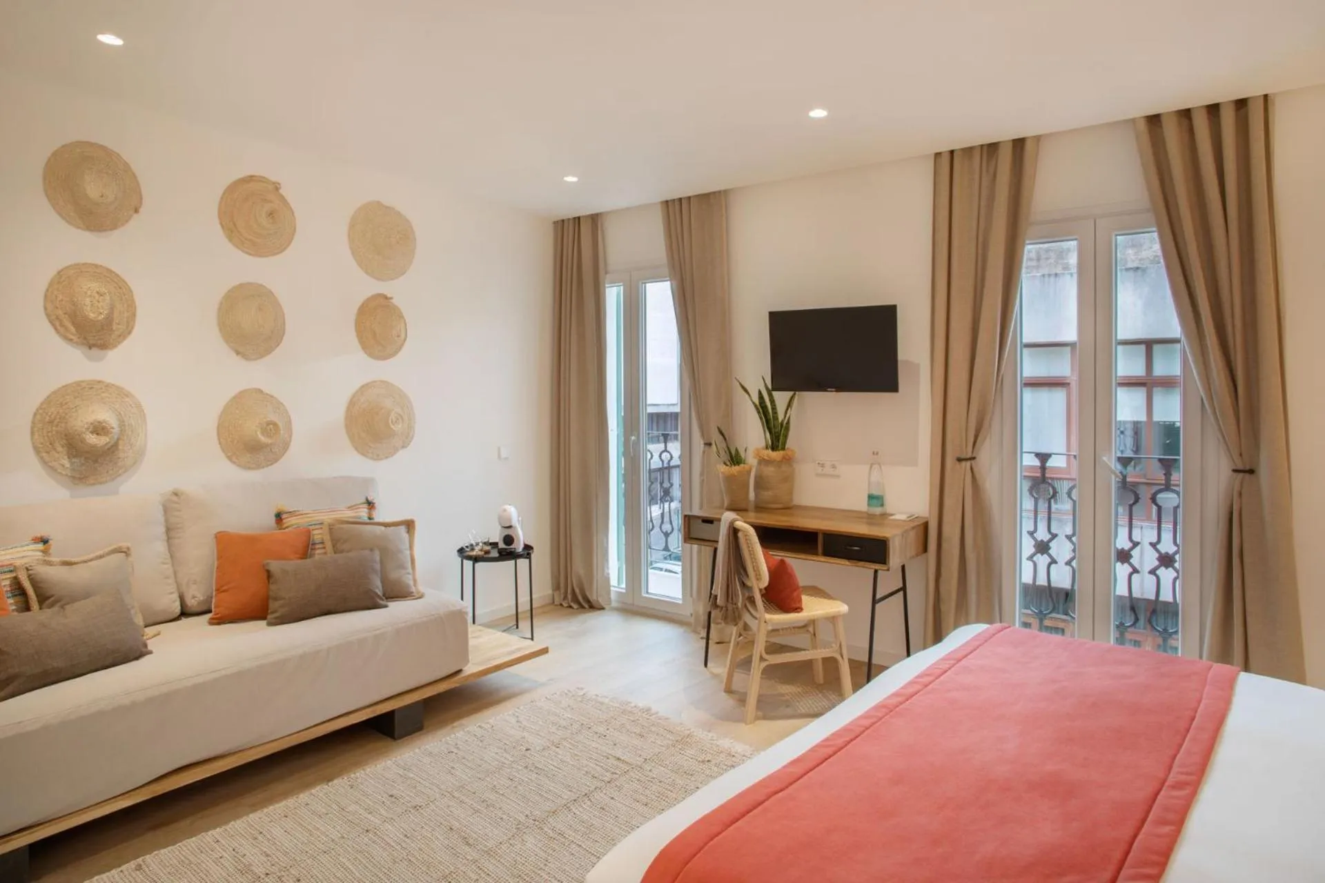 TV and multimedia, Bed in Can Vidal Boutique Rooms