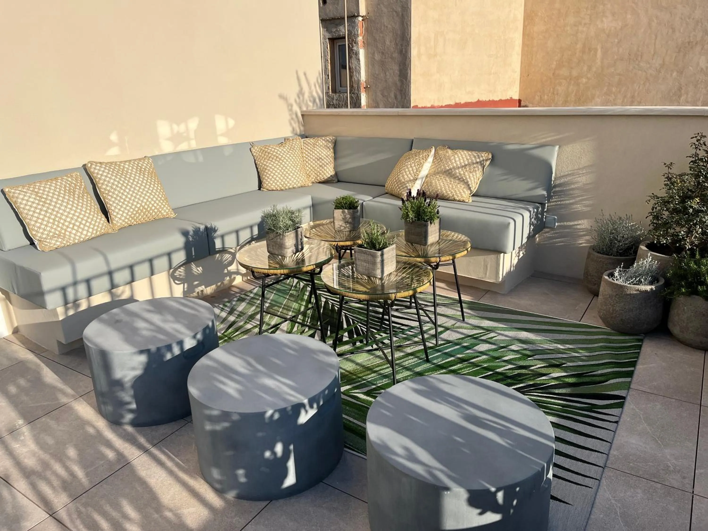 Patio in Can Vidal Boutique Rooms