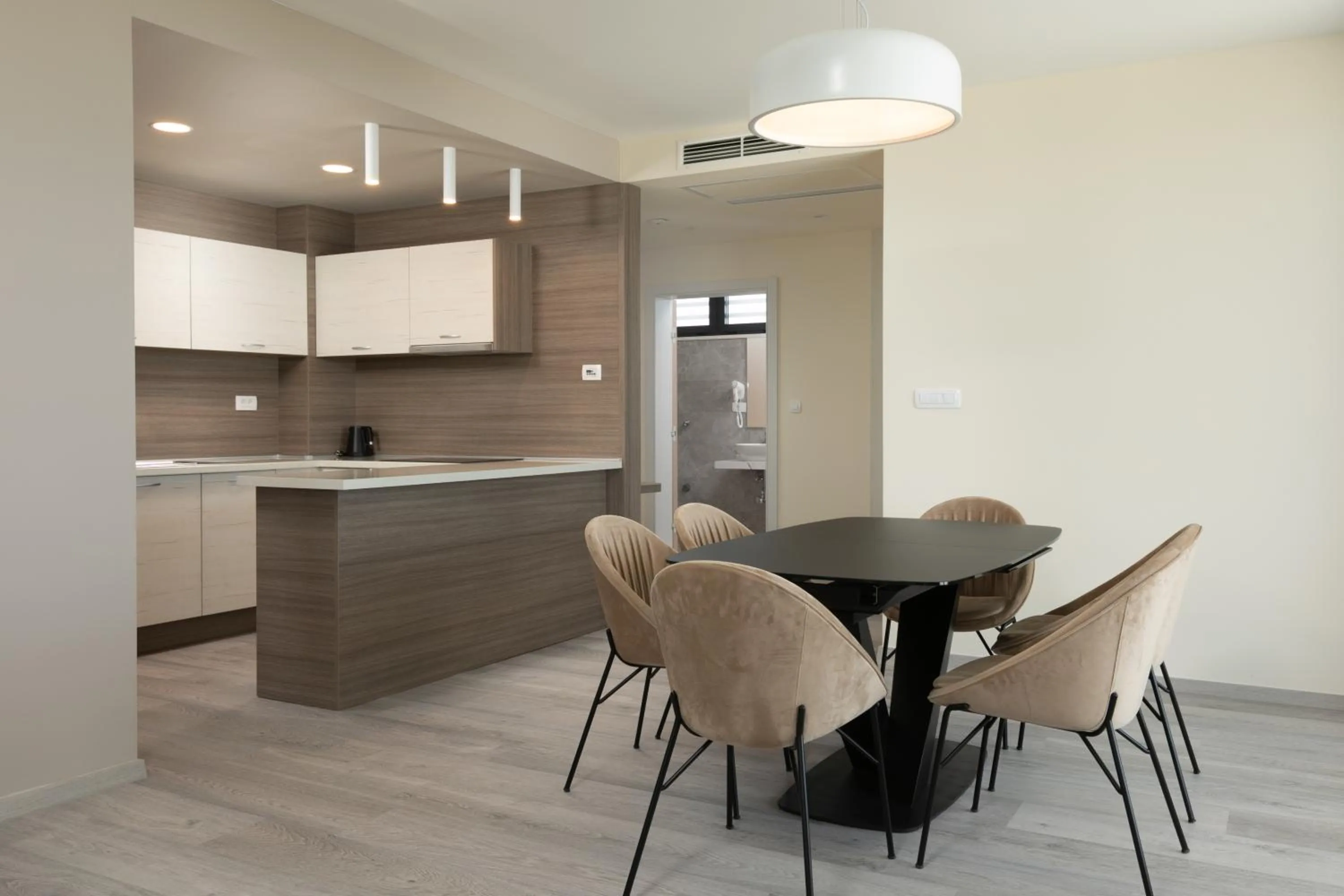Kitchen or kitchenette in Hotel Antonio