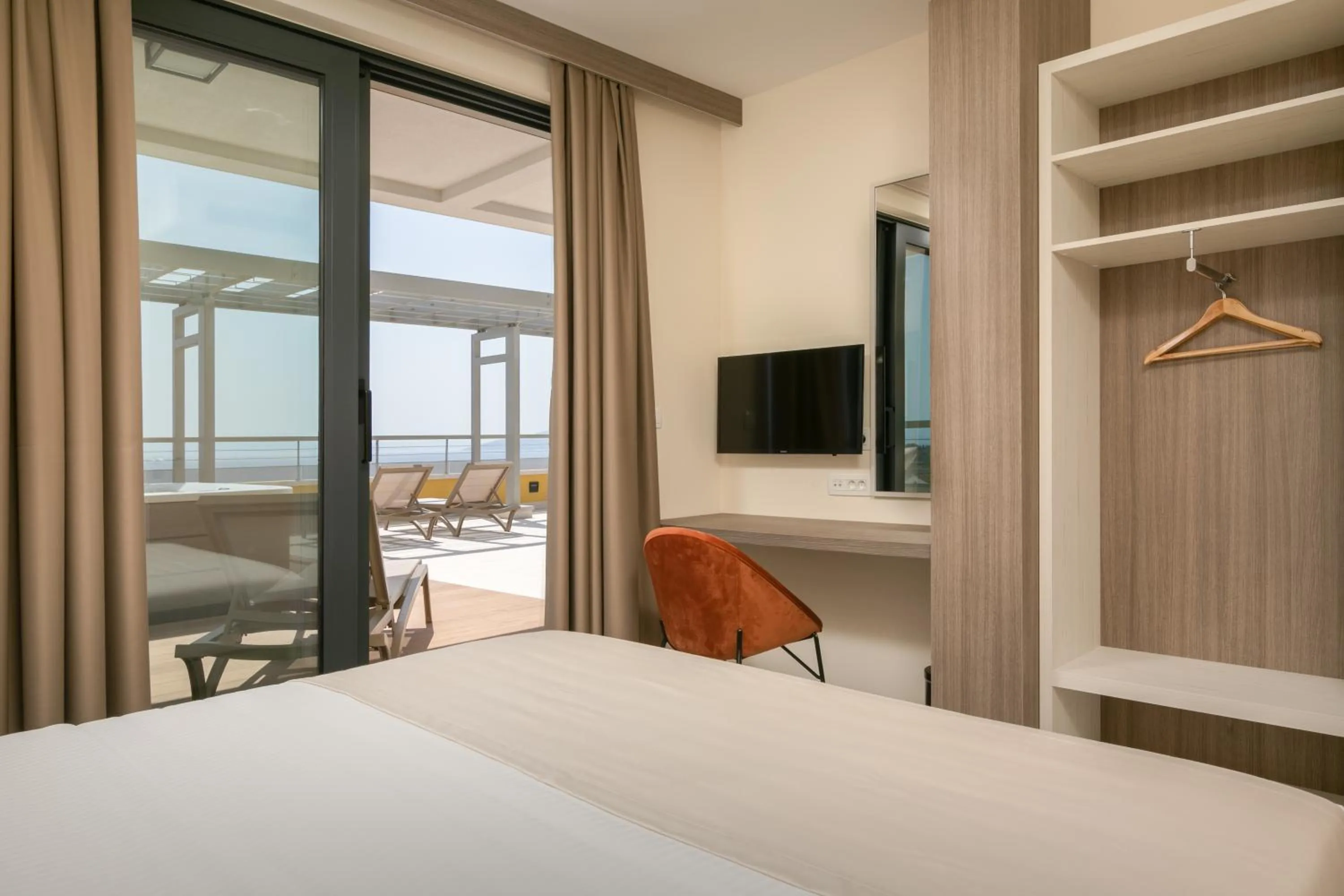 Bed in Hotel Antonio