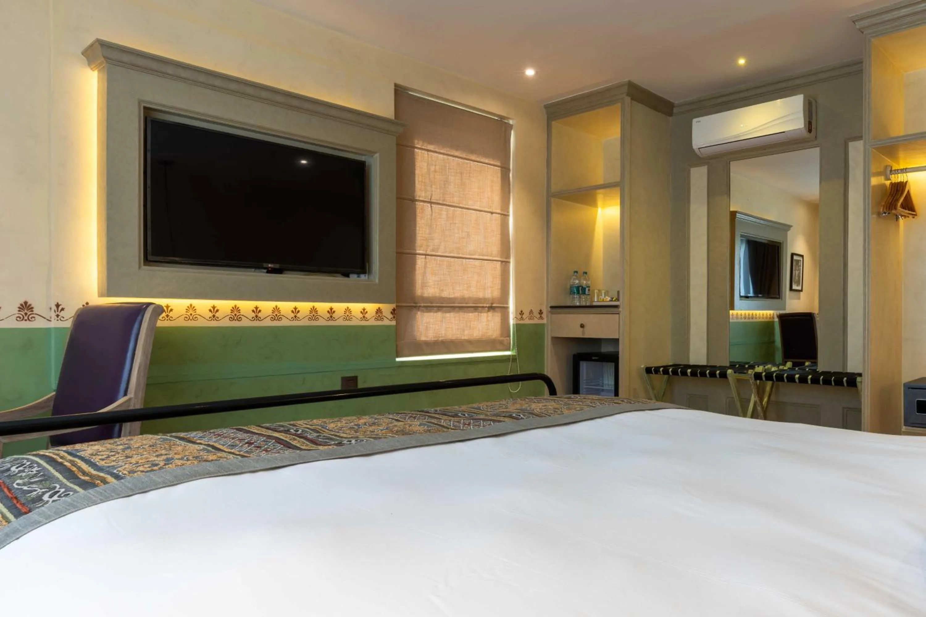 Bed in Seto Ghar Hotel