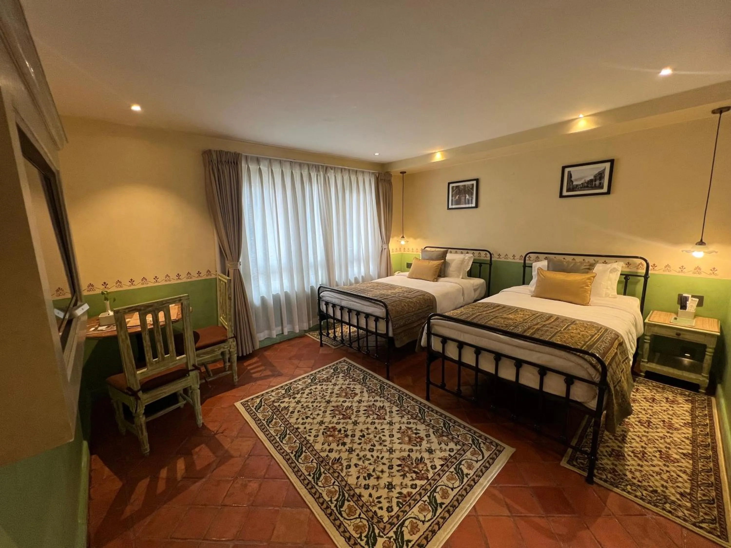 Bed in Seto Ghar Hotel