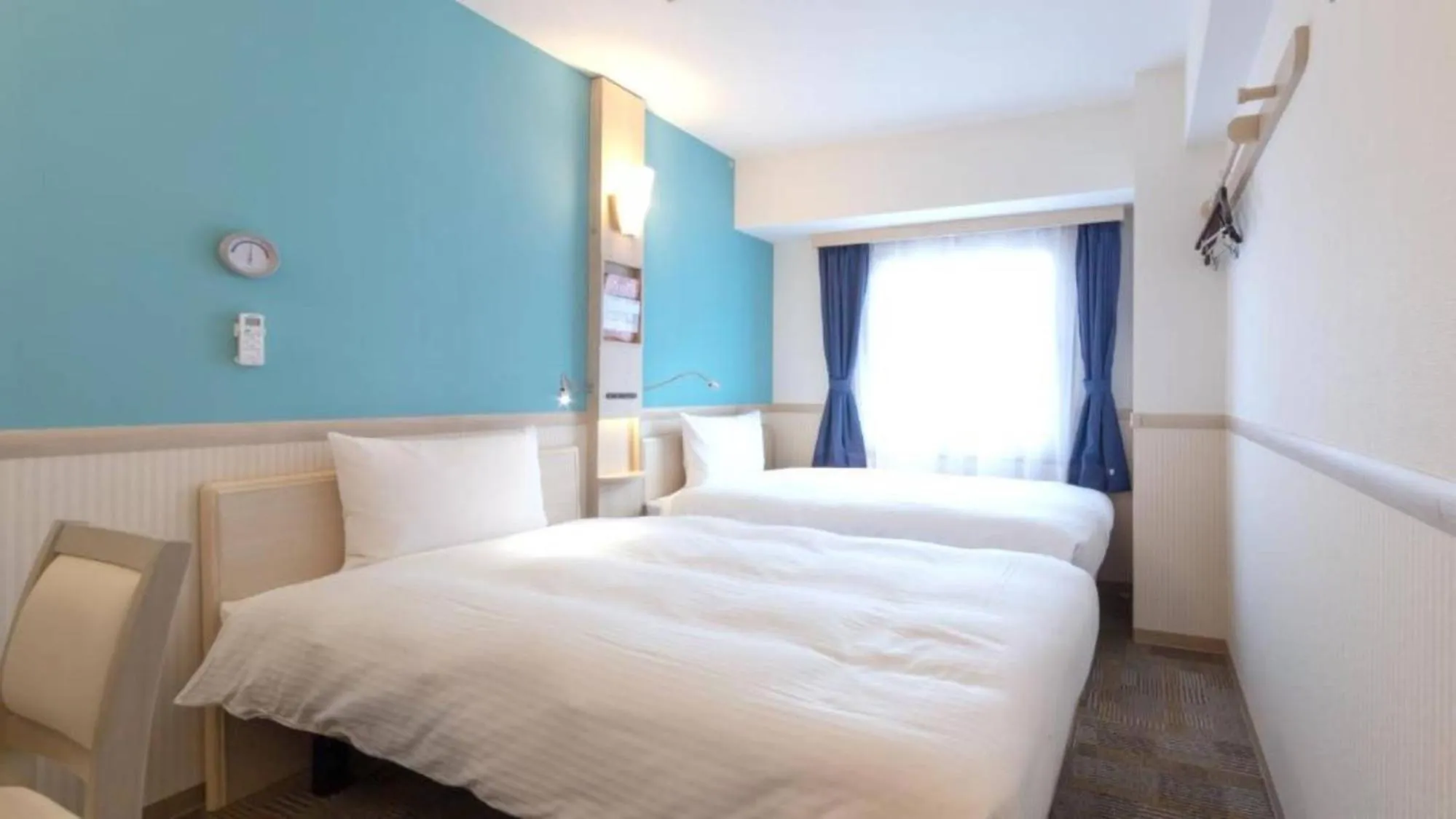 Photo of the whole room, Bed in Toyoko Inn Yokohama Shiei-chikatetsu Center Minami-eki