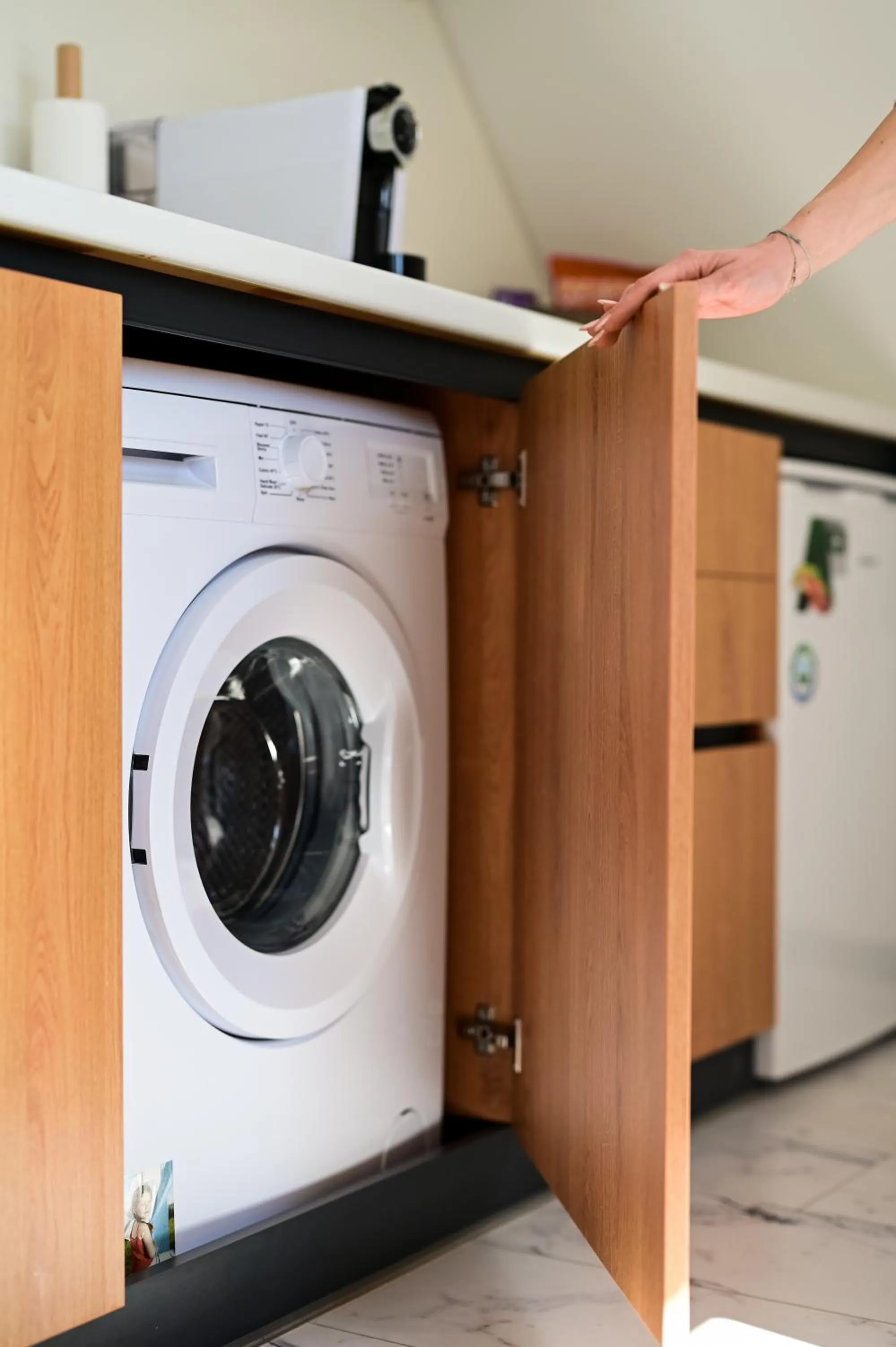 Kitchen or kitchenette in RUBO Hotel