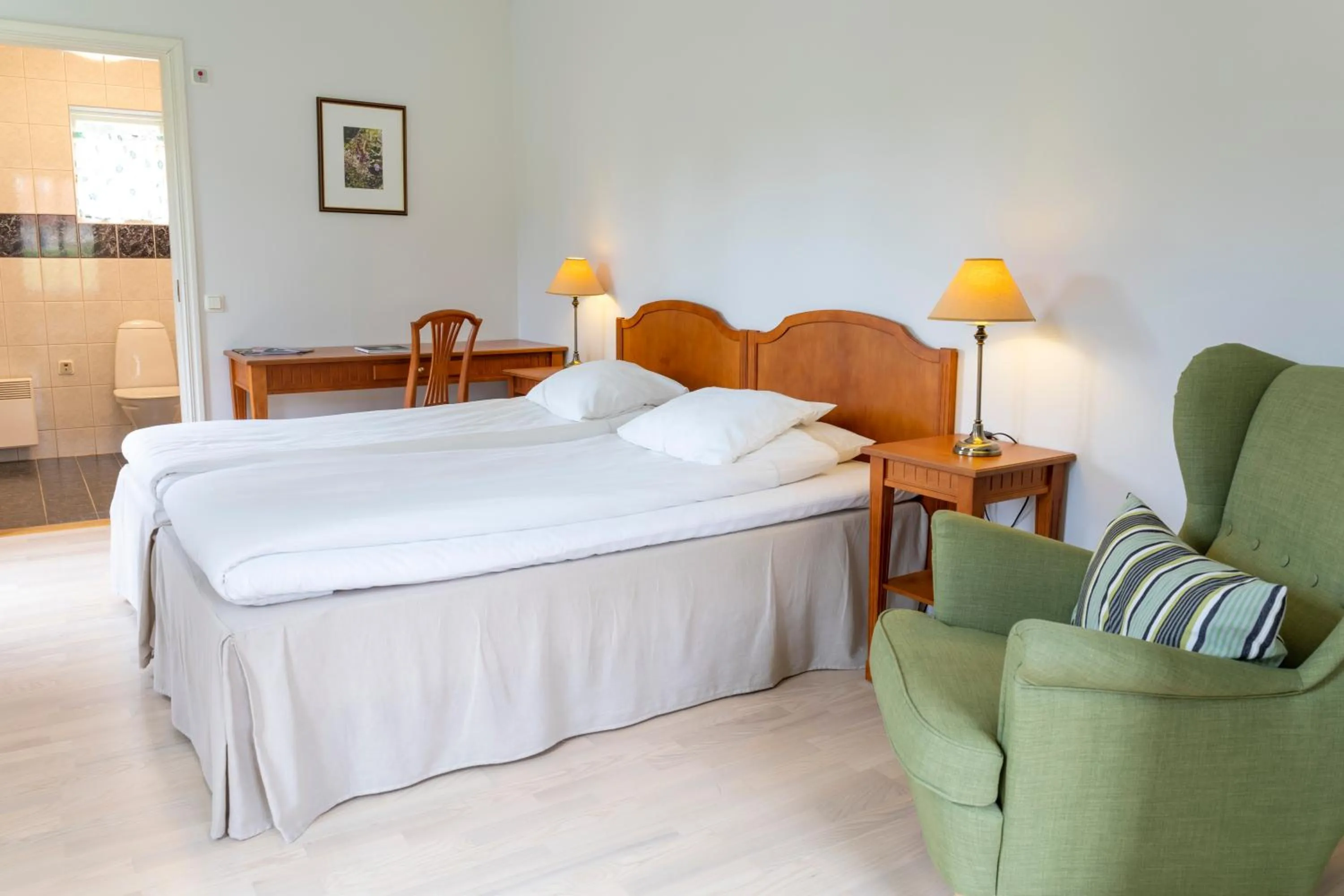 Bed in Möckelsnäs Herrgård