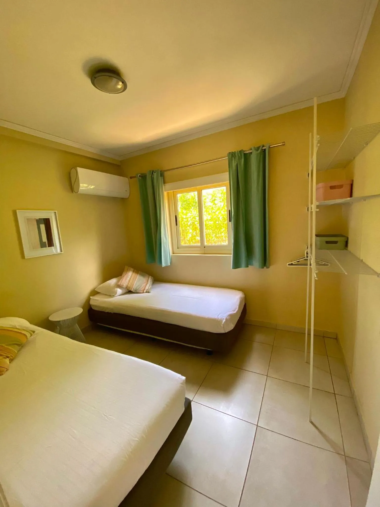 Bed in Montana Eco Resort Aruba