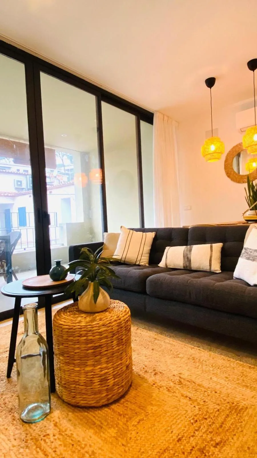 Living room in Hostal Es Niu de Tamariu