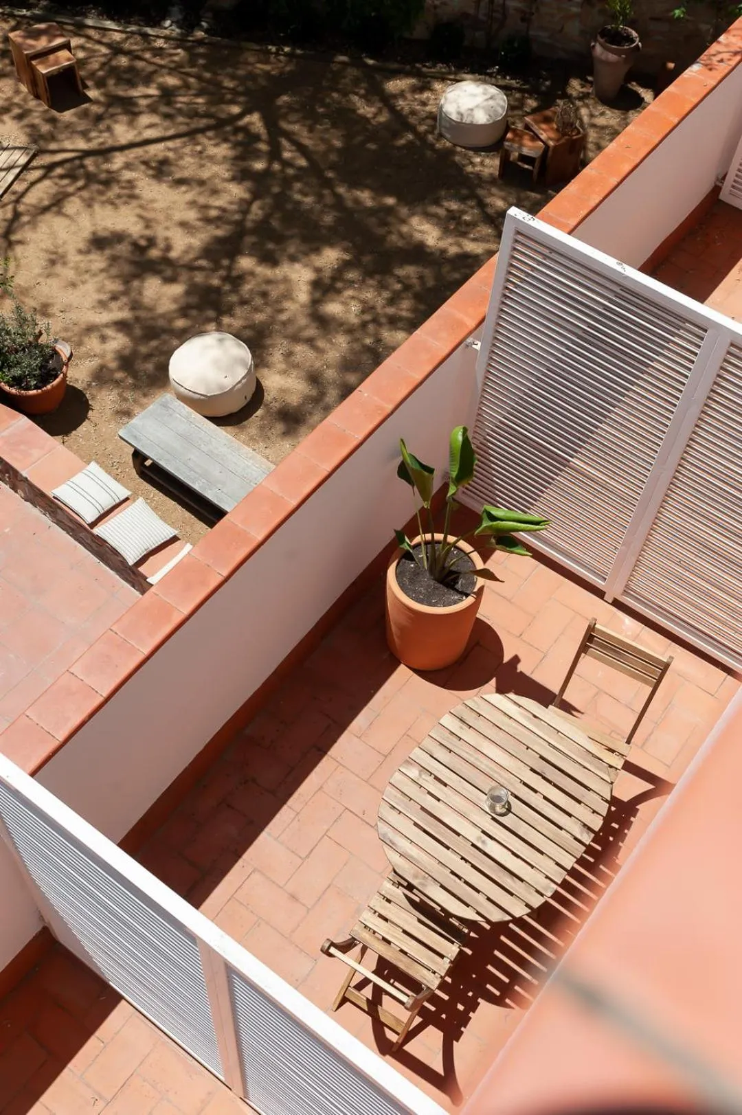 Garden view in Hostal Es Niu de Tamariu