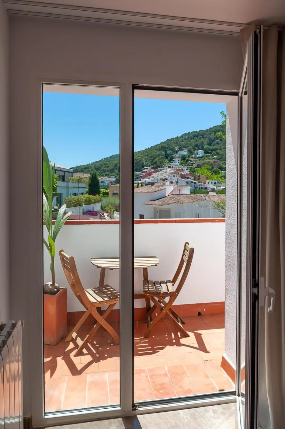 Balcony/Terrace in Hostal Es Niu de Tamariu