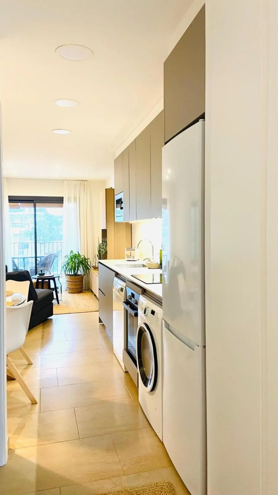 Kitchen or kitchenette in Hostal Es Niu de Tamariu