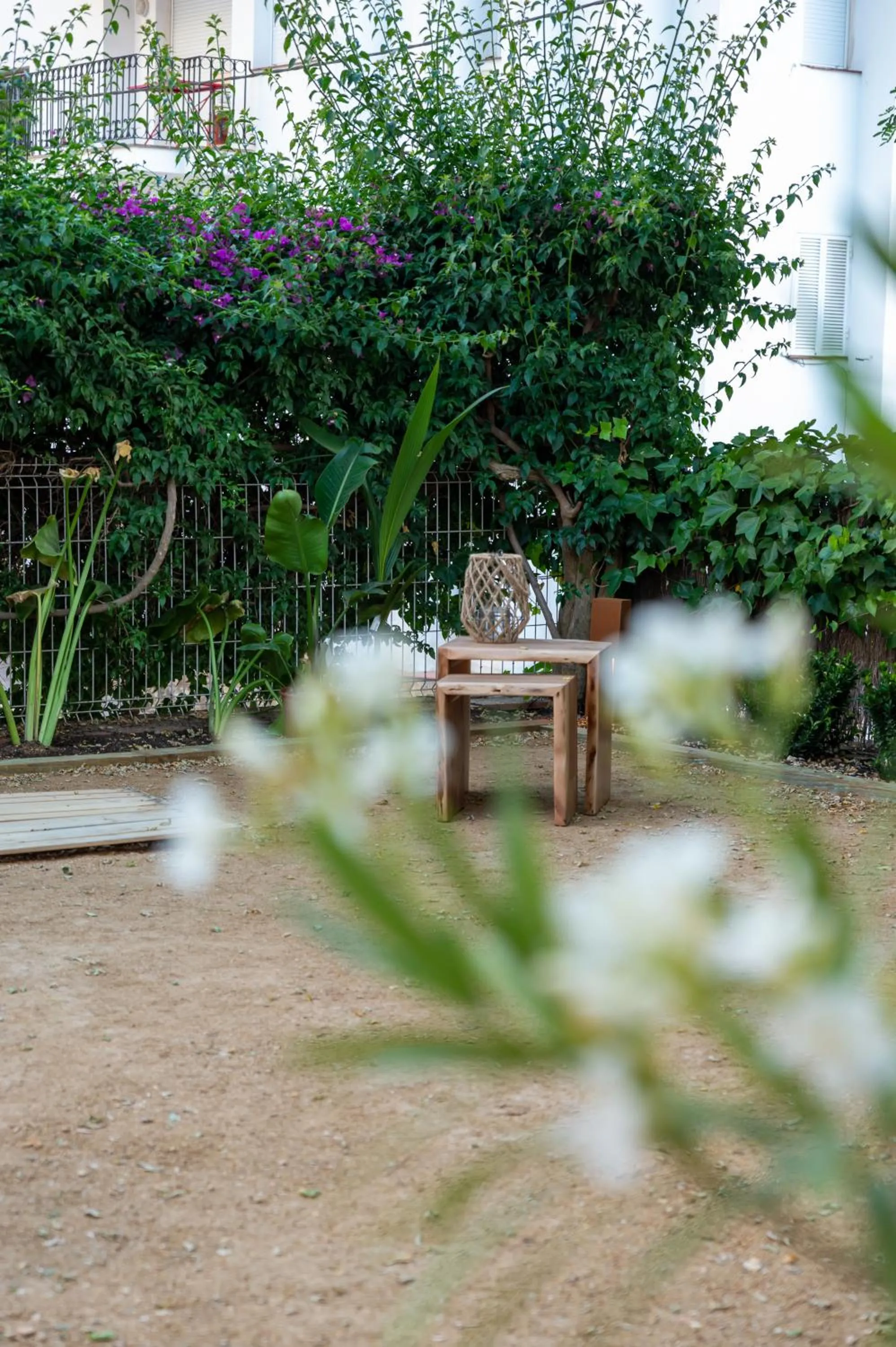 Patio in Hostal Es Niu de Tamariu