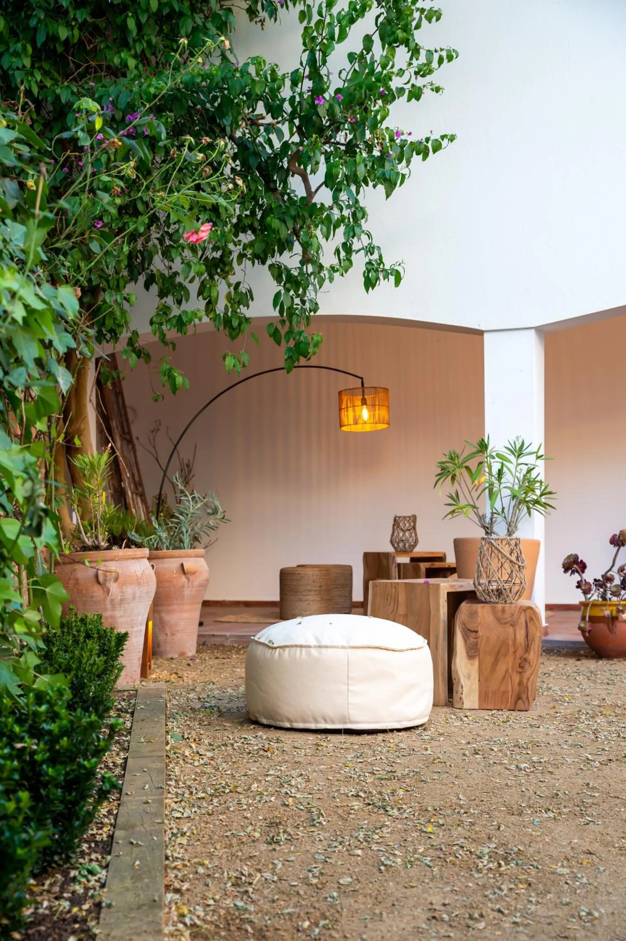 Patio in Hostal Es Niu de Tamariu