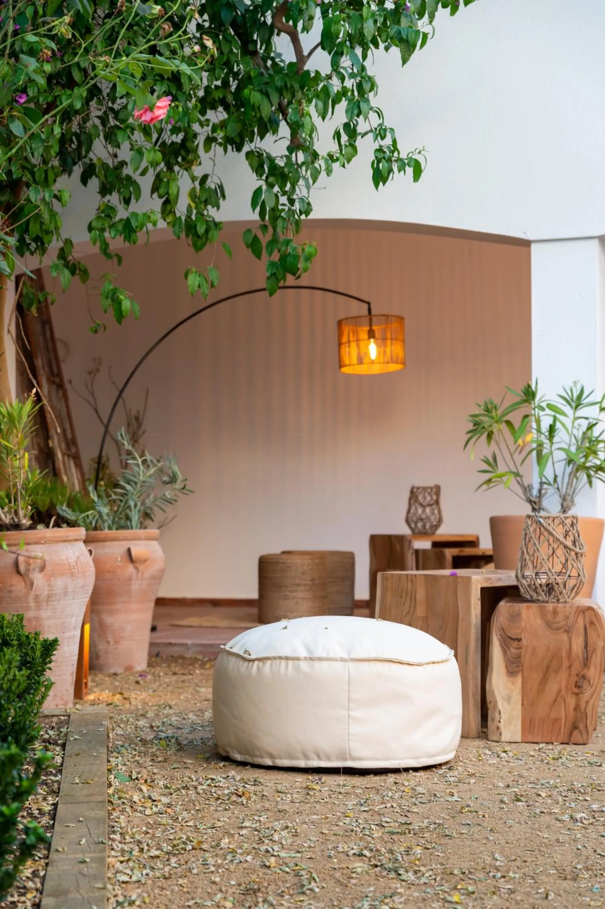 Patio in Hostal Es Niu de Tamariu