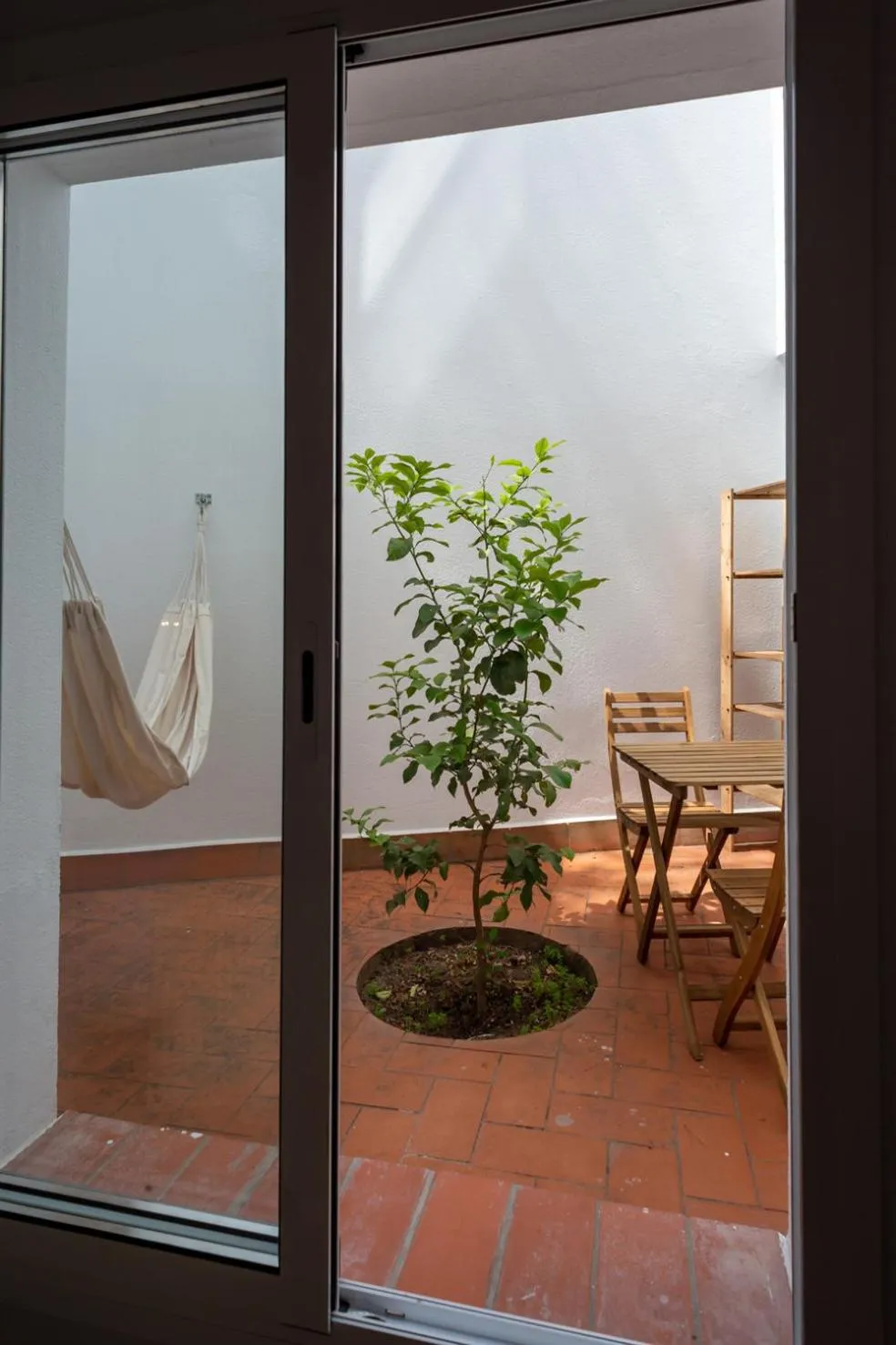 Patio in Hostal Es Niu de Tamariu