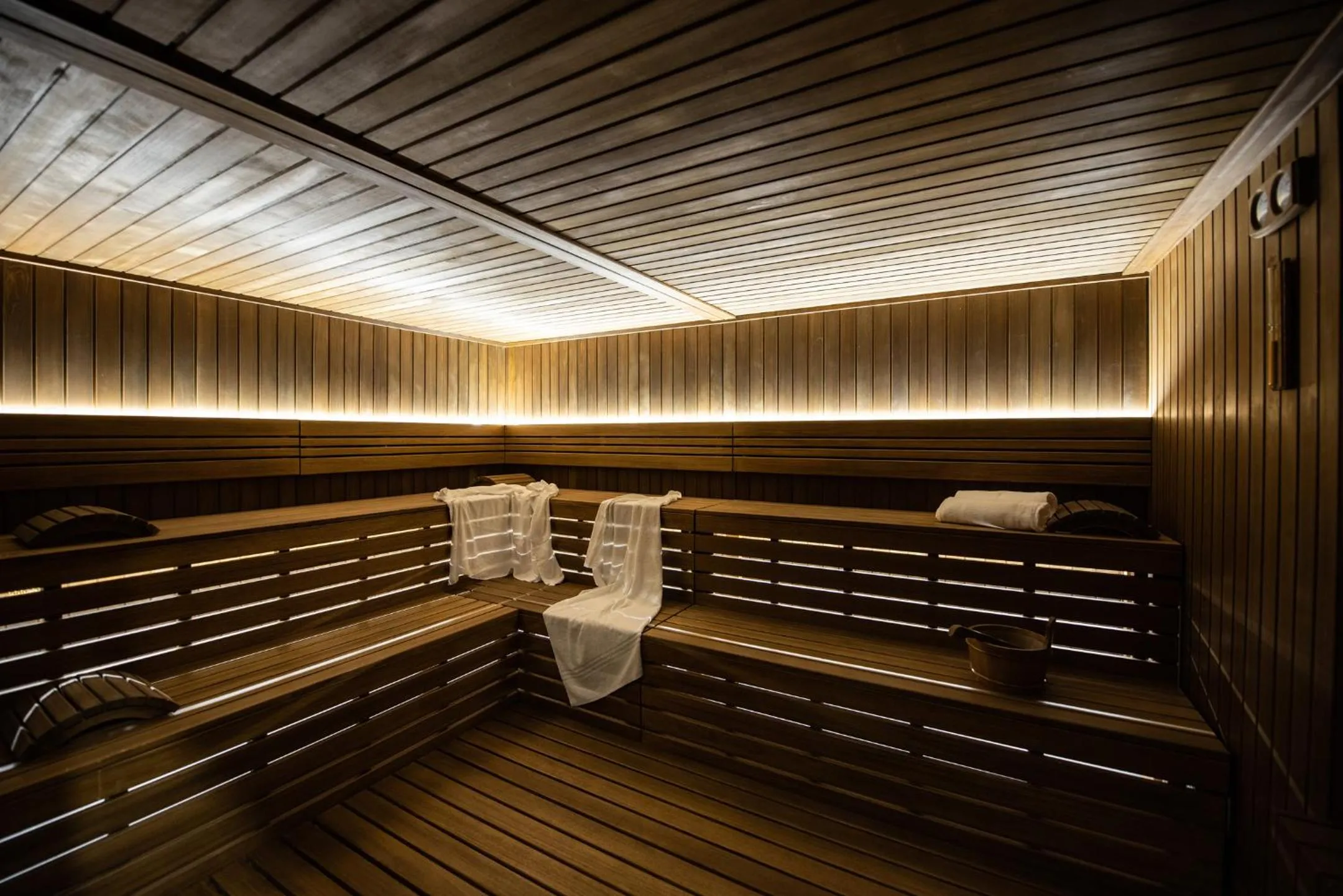 Sauna in Gold Tower Lifestyle Hotel