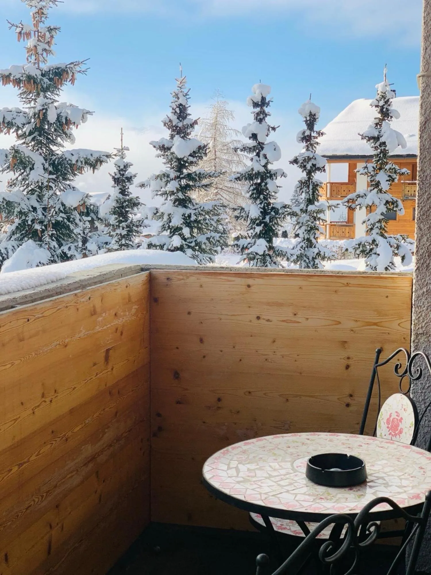 Balcony/Terrace in Hôtel de charme la Poste