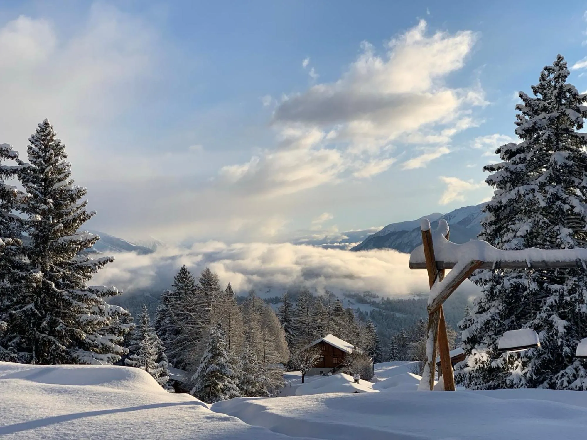 Winter in Hôtel de charme la Poste
