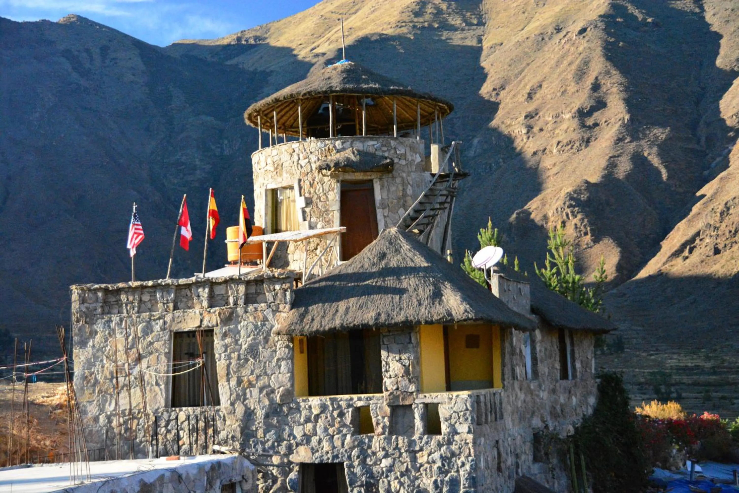 Balcony/Terrace in Hotel Kuntur Wassi