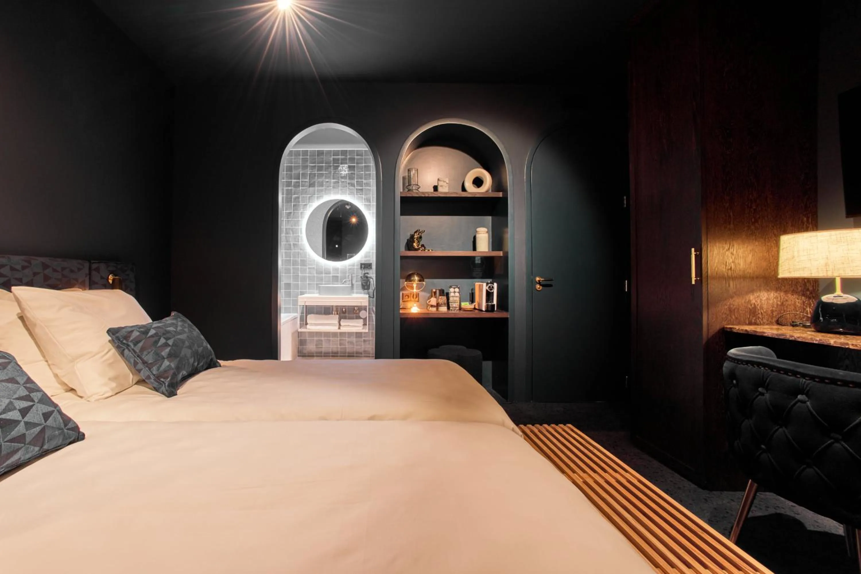 Bed in Heavens Hotel