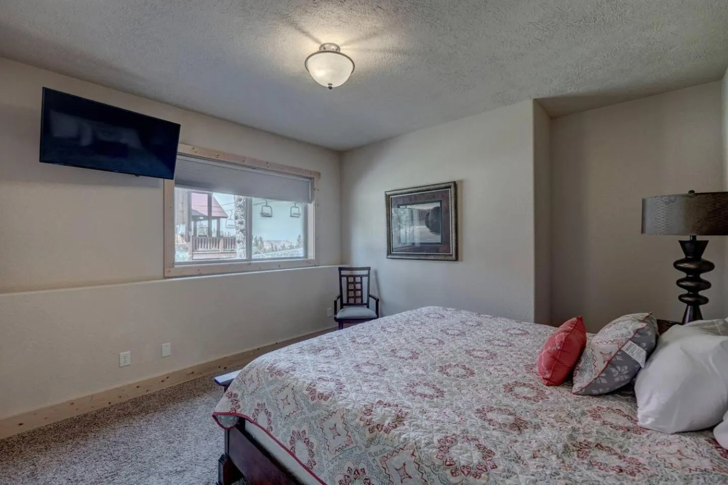 Bed in Holy Terror Chalet at Terry Peak Ski Resort