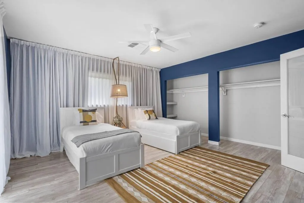 Bed in Mid-Century Stunner // Large Yard and Patio for Indoor/Outdoor Living