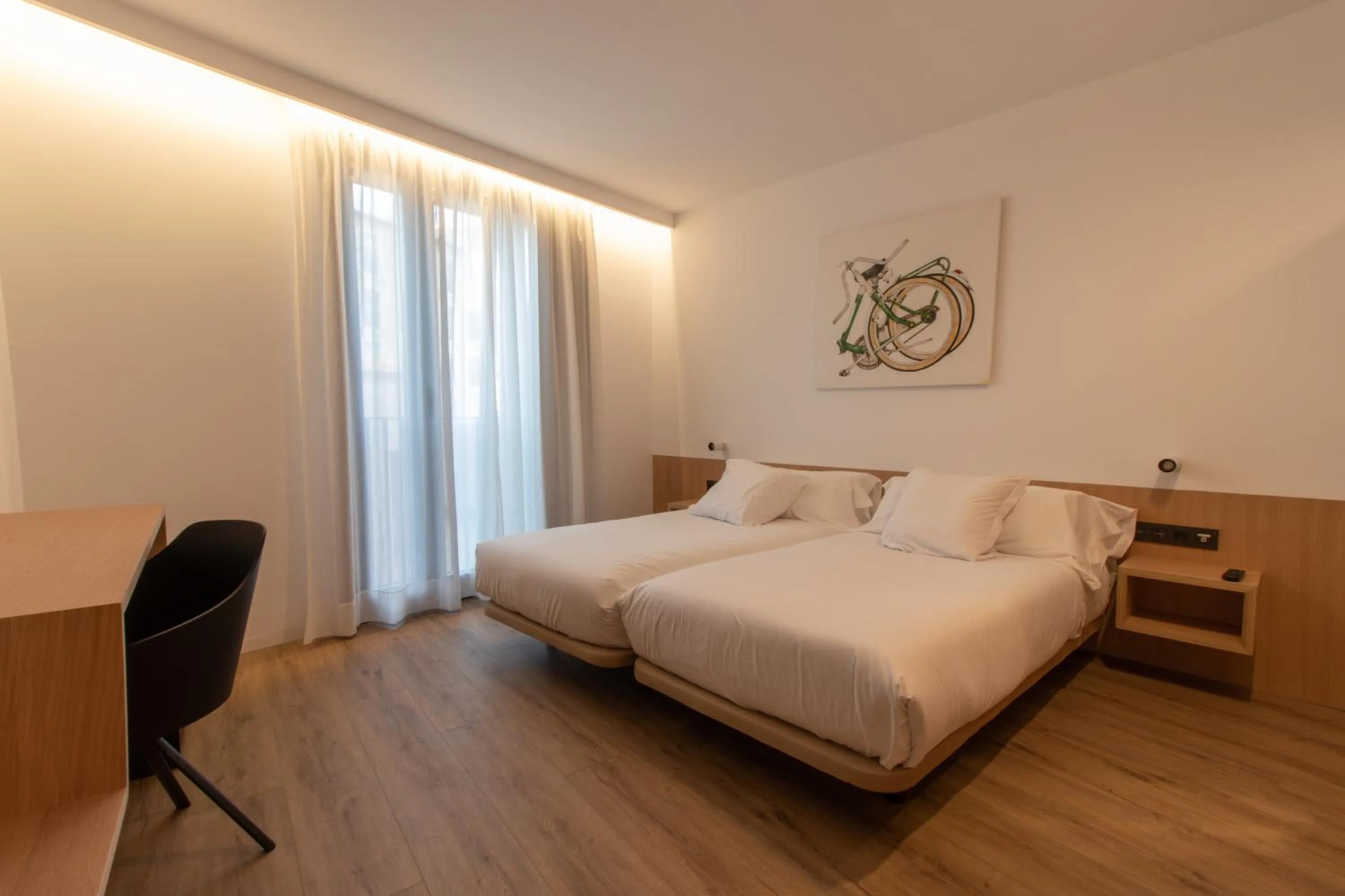 Bed in Hotel Cortabitarte