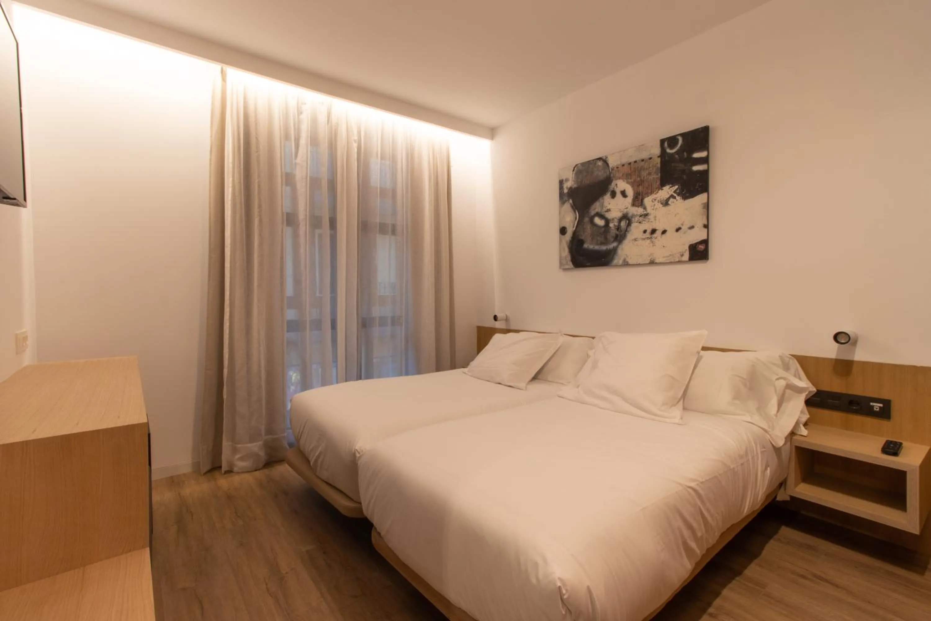 Bed in Hotel Cortabitarte