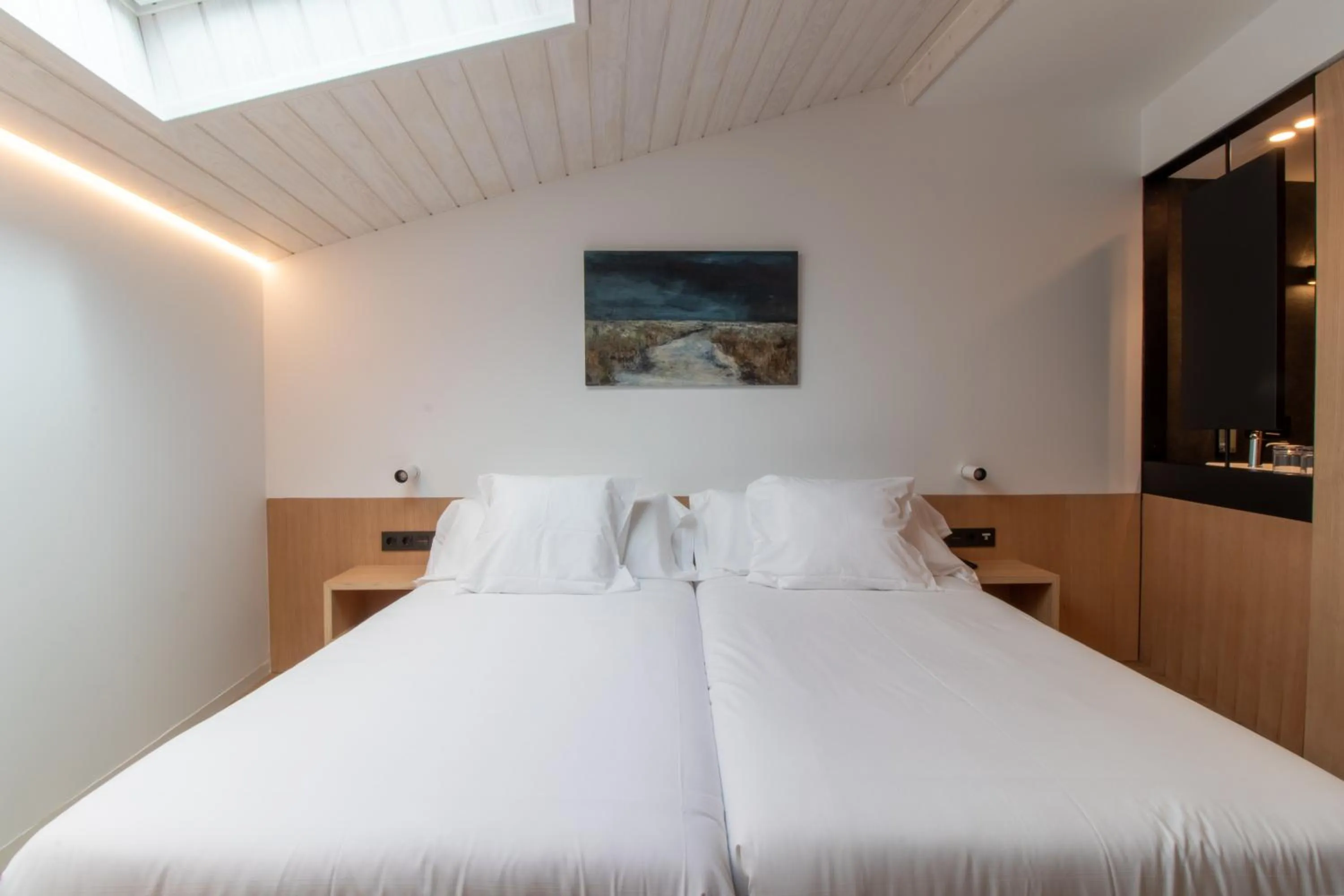 Bed in Hotel Cortabitarte