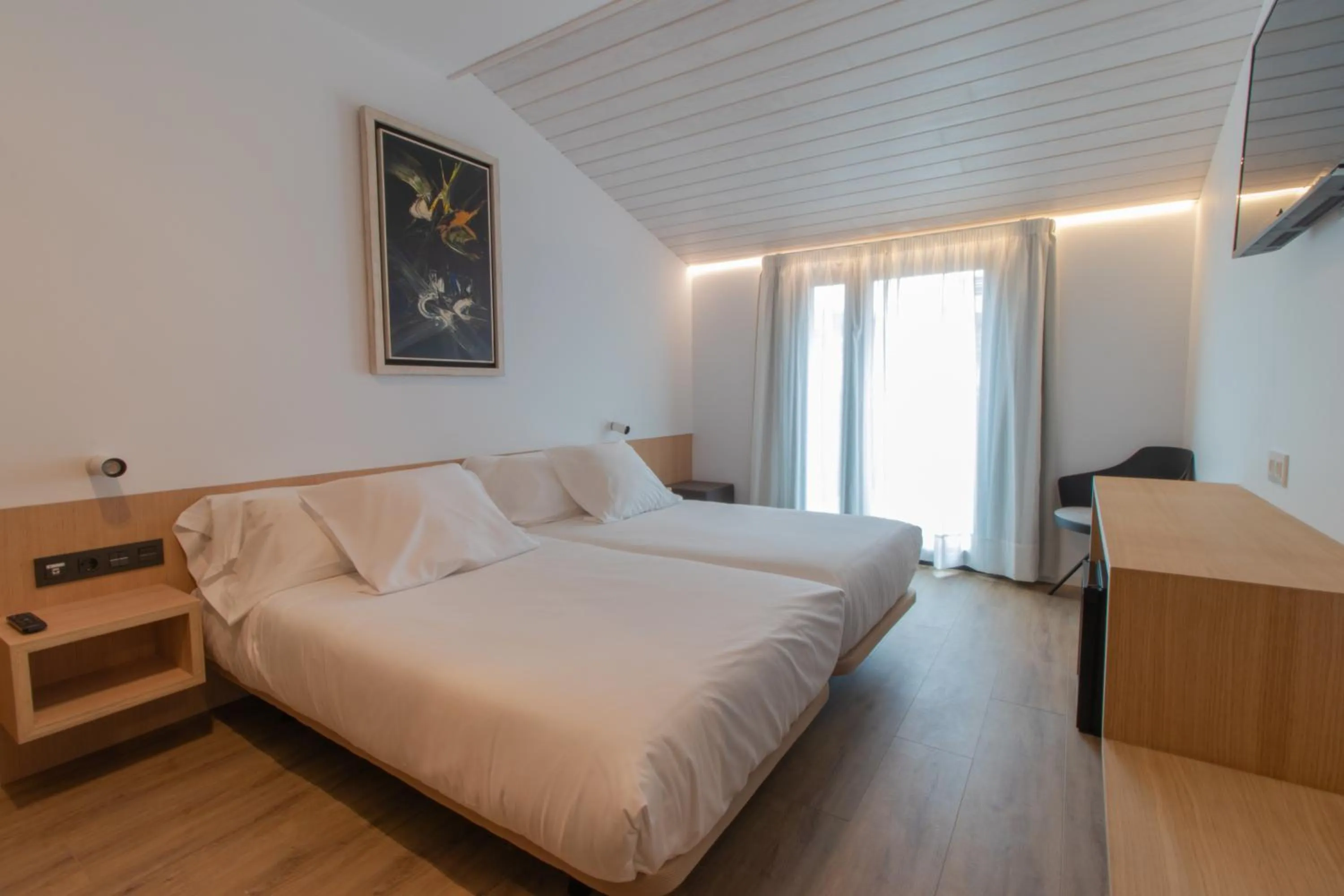 Bed in Hotel Cortabitarte