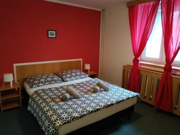 Bed in Hotel Vyhlídka