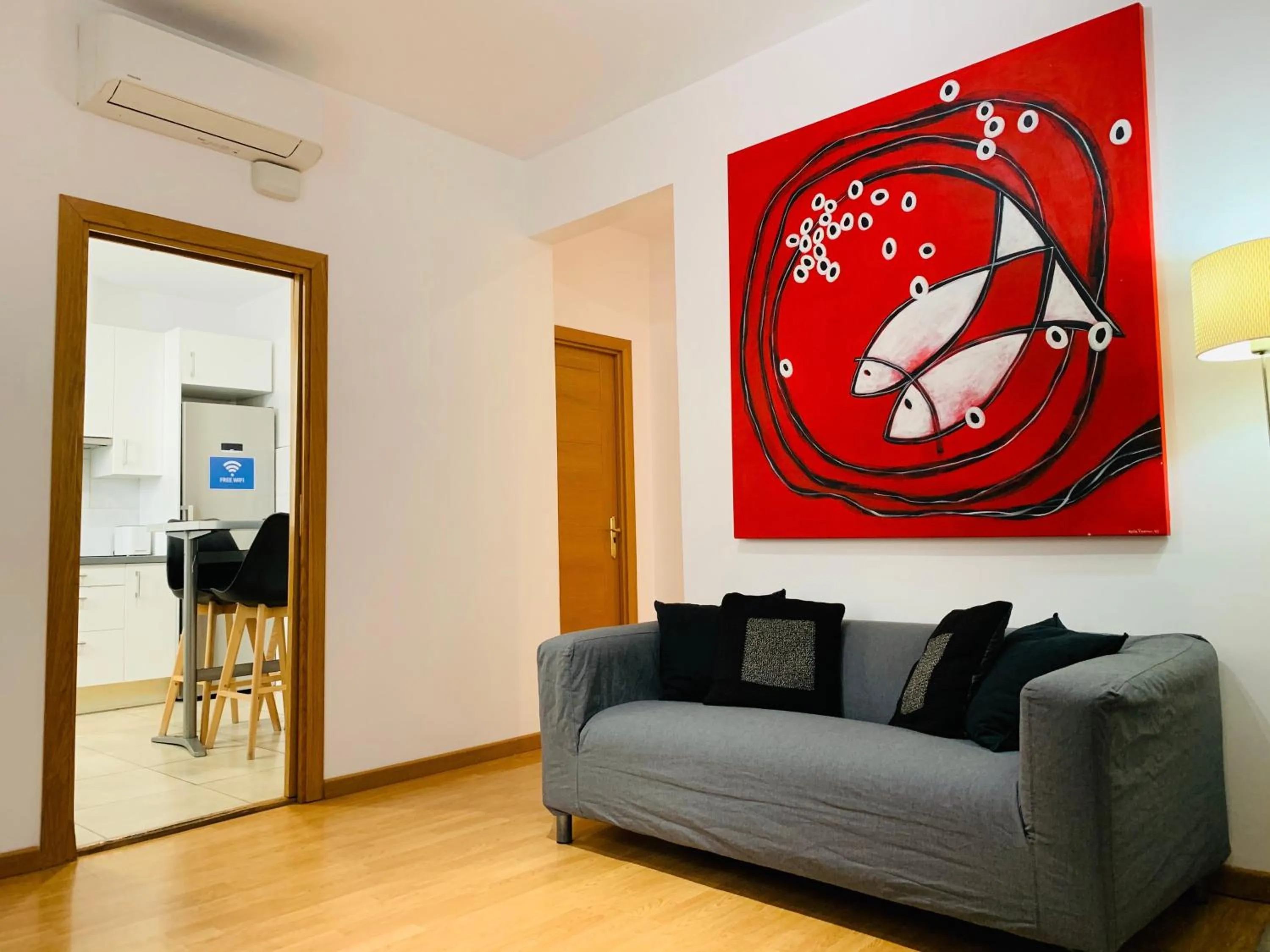 Living room in Super Balmes Guest House