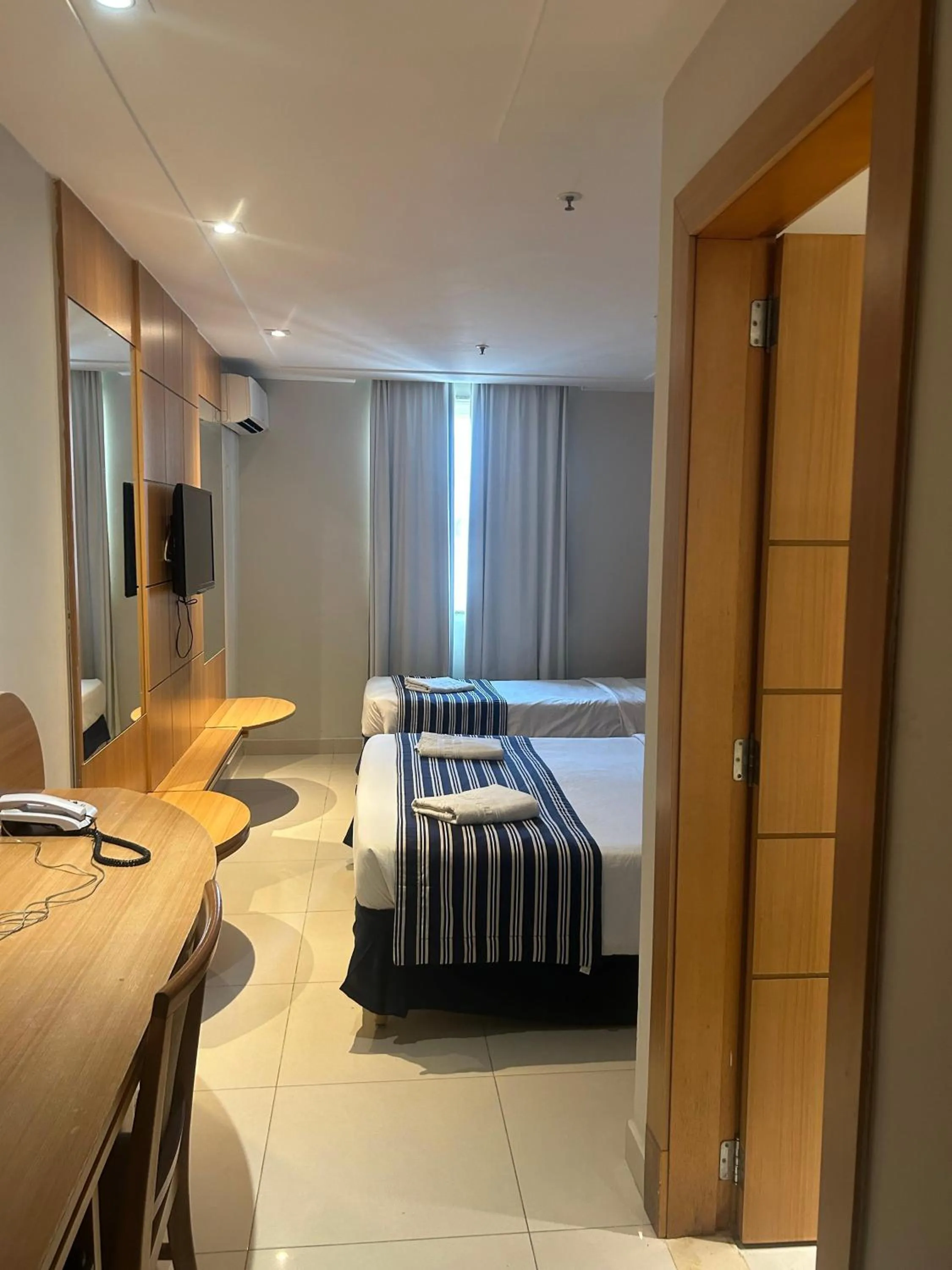 Bed in Hotel Atlântico Rio