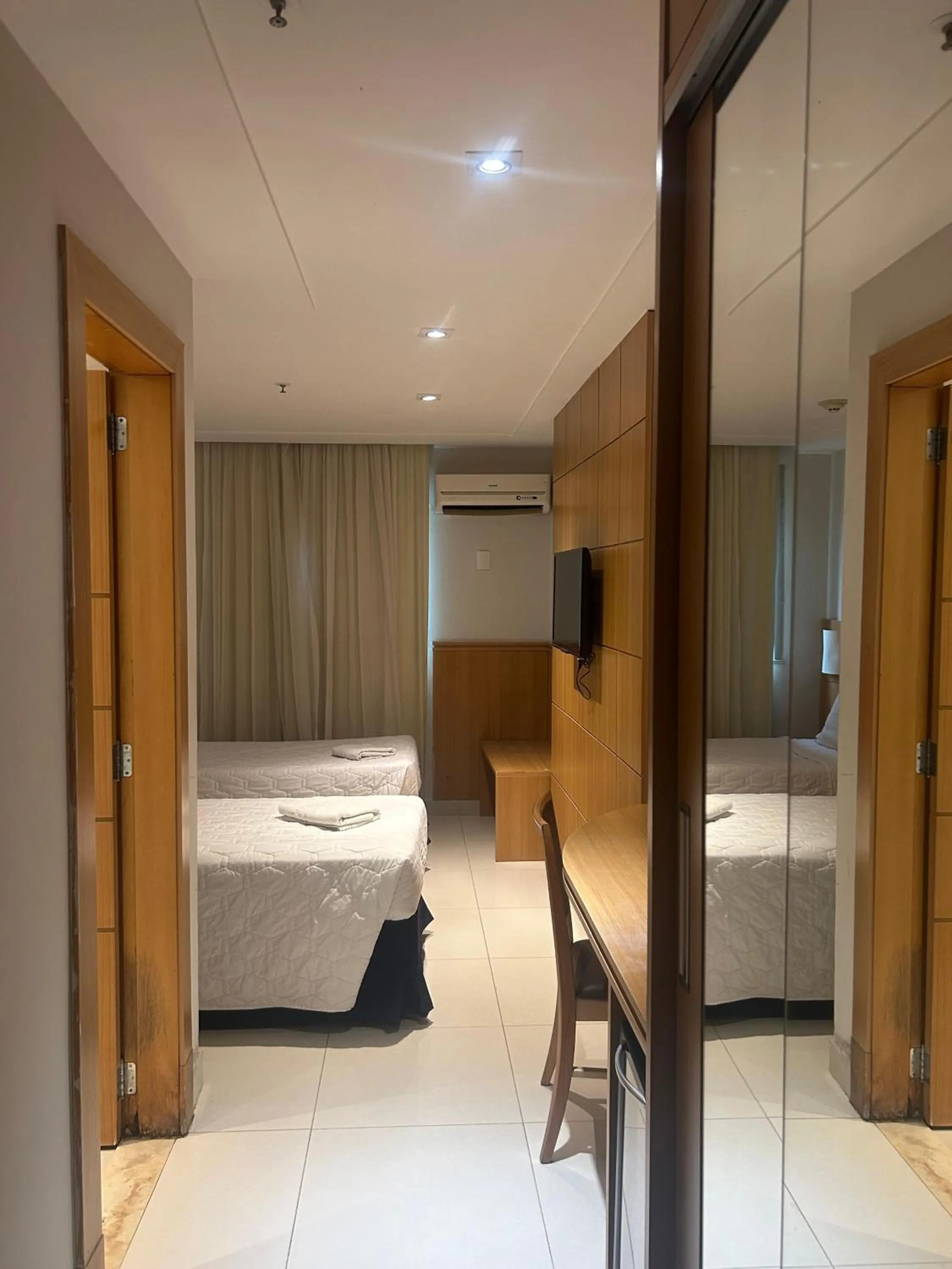 Bed in Hotel Atlântico Rio