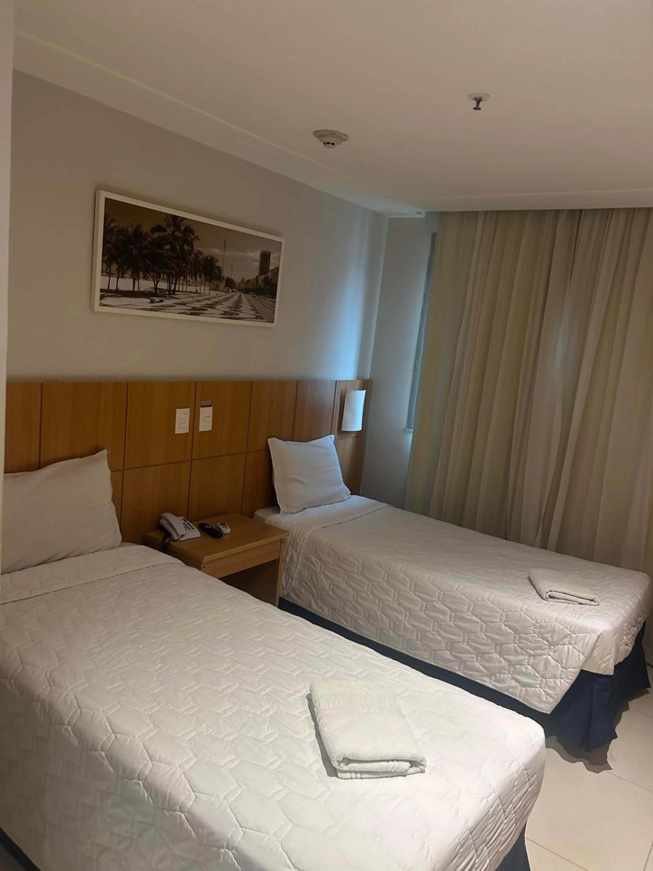 Bed in Hotel Atlântico Rio